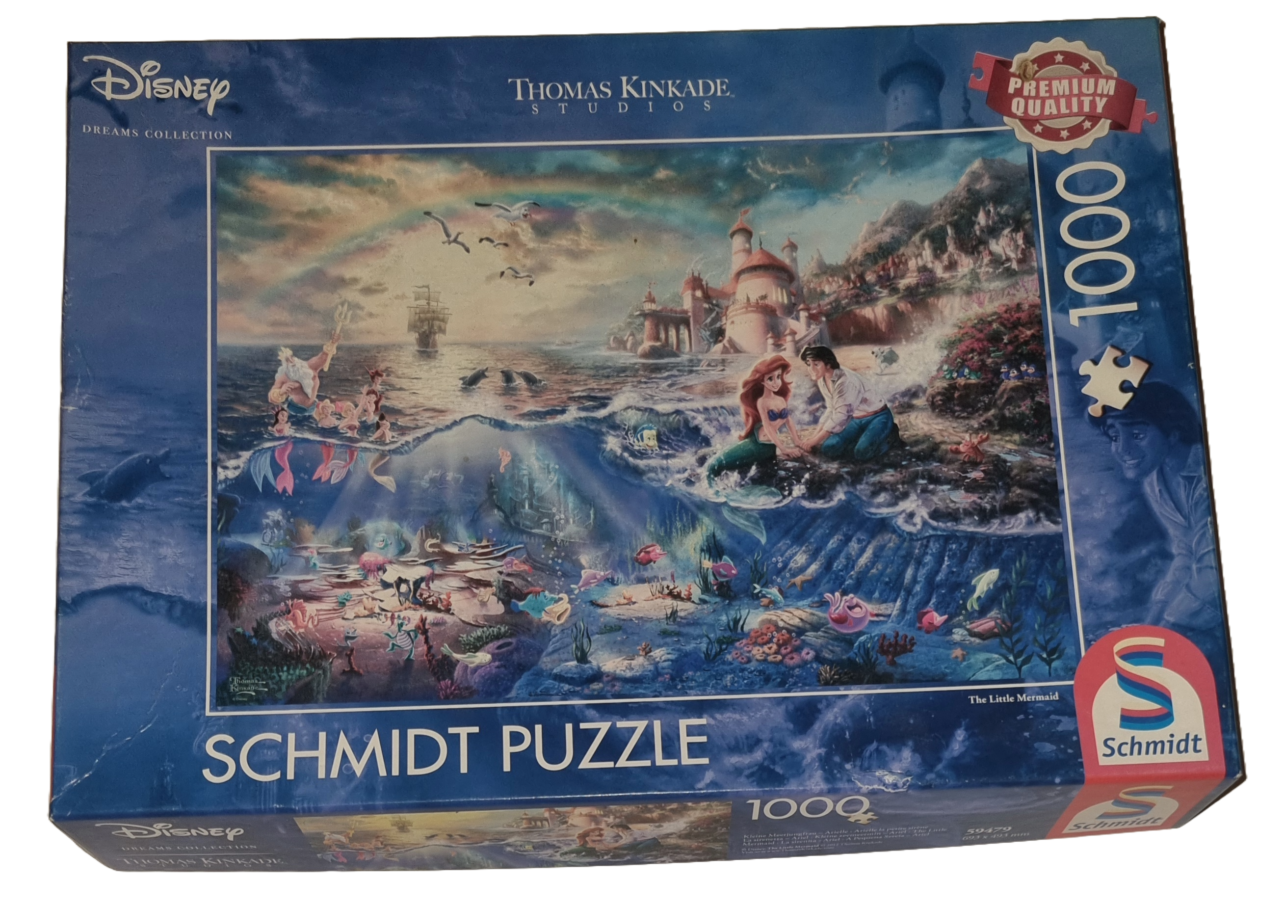 Schmidt Disney Dreams Collection Thomas Kinkade Studios Puzzle 1000 Teile 59479 Ariel