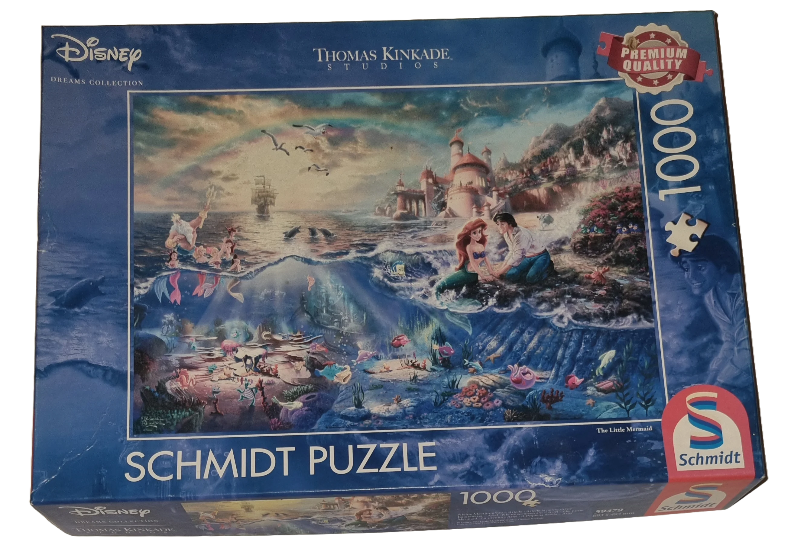 Schmidt Disney Dreams Collection Thomas Kinkade Studios Puzzle 1000 Teile 59479 Ariel
