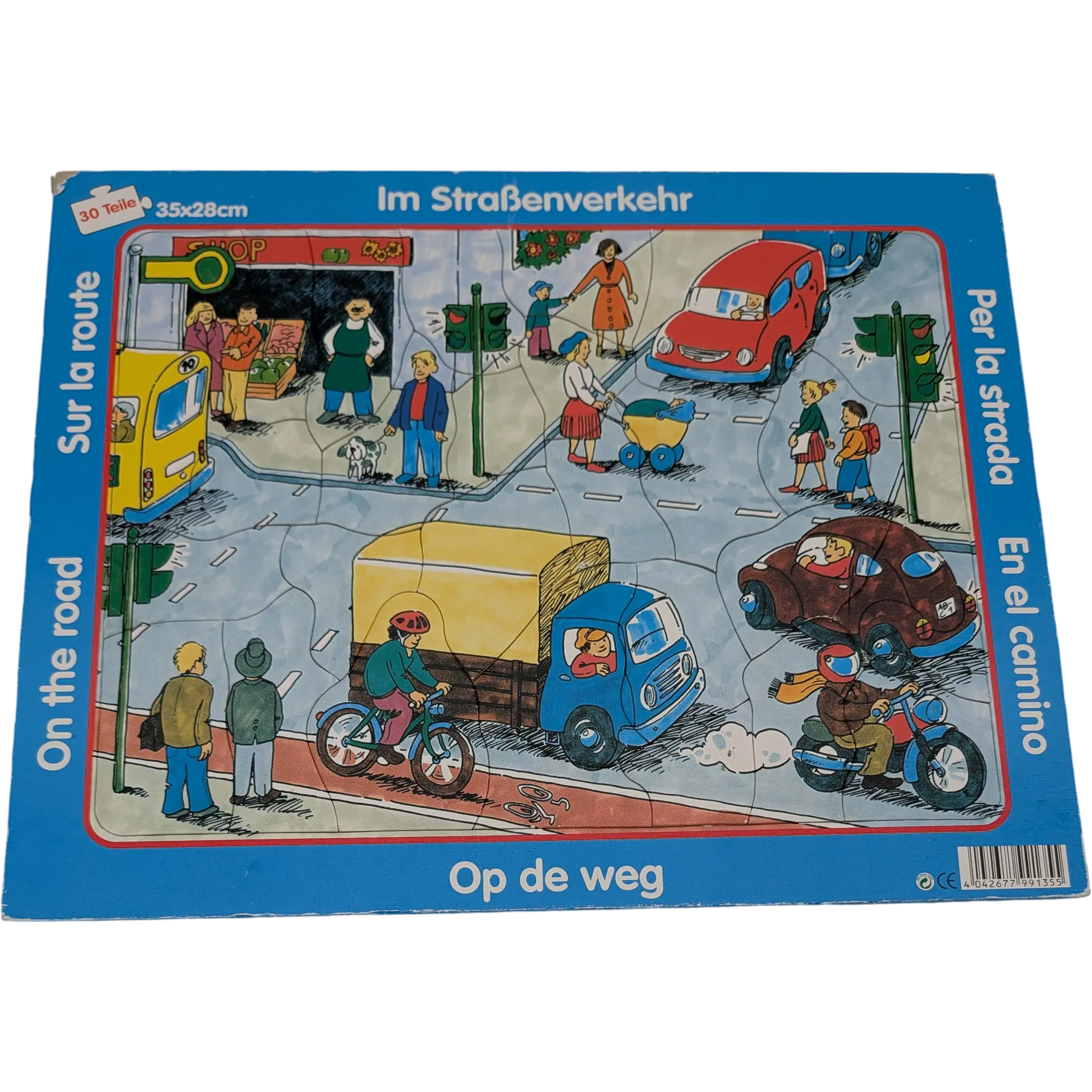 Rahmenpuzzle Im Straßenverkehr 30 Teile