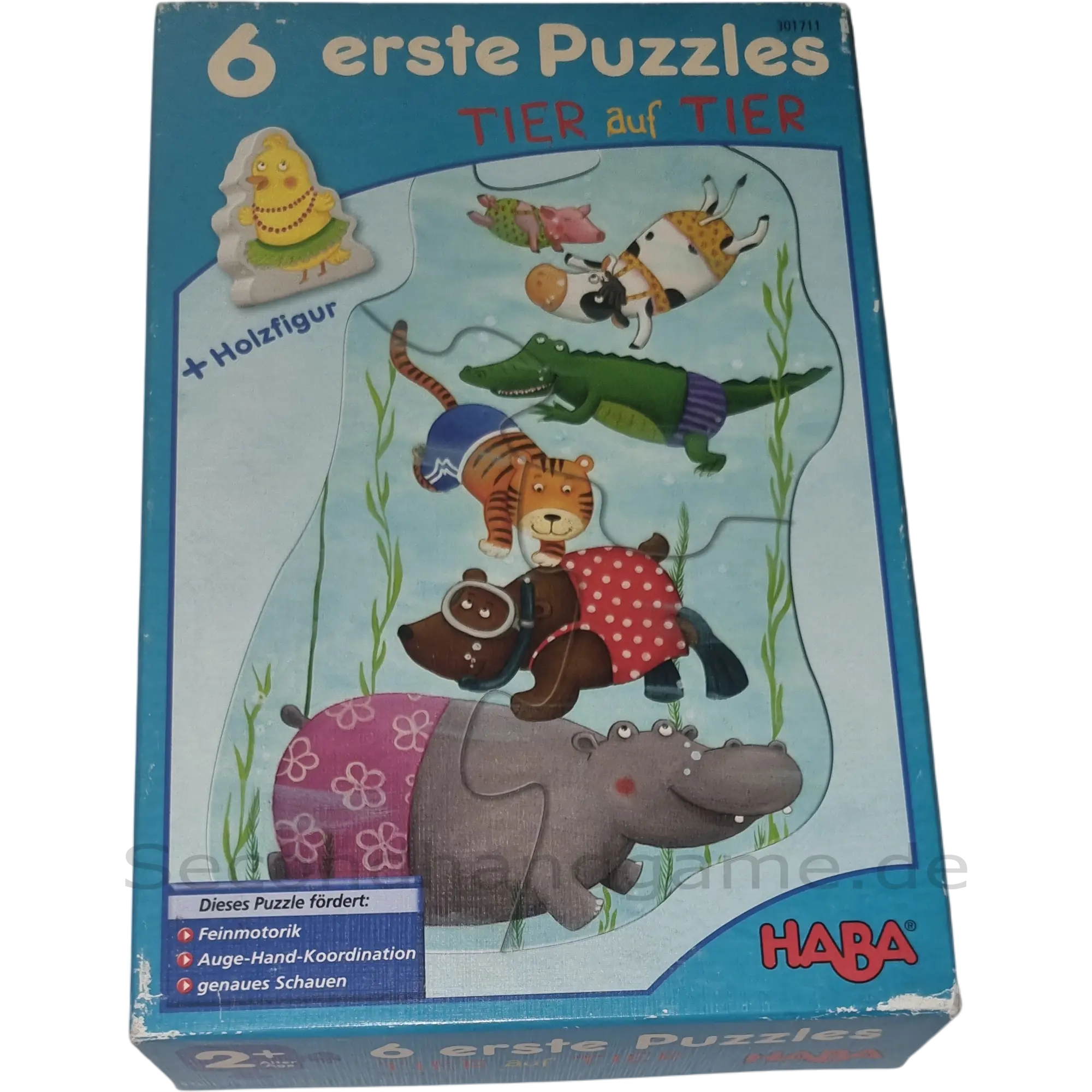 Haba 6 erste Puzzles Tier auf Tier 301711 ab 2 Jahre