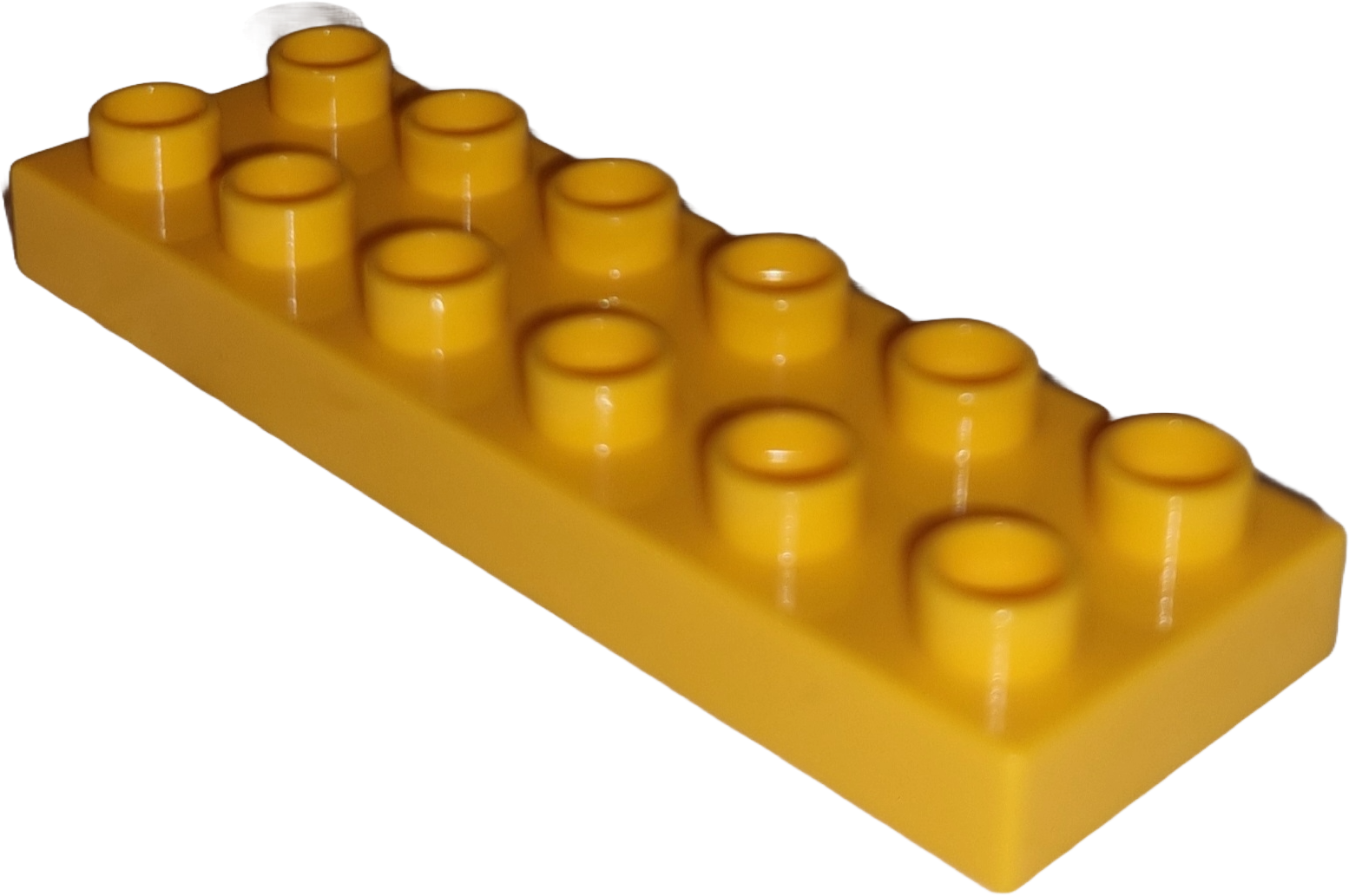 Lego Duplo 98233 Platte 2x6 Gelborange
