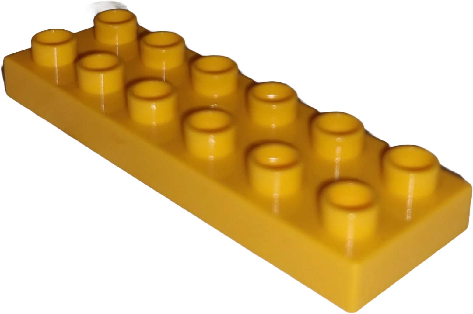 Lego Duplo 98233 Platte 2x6 Gelborange