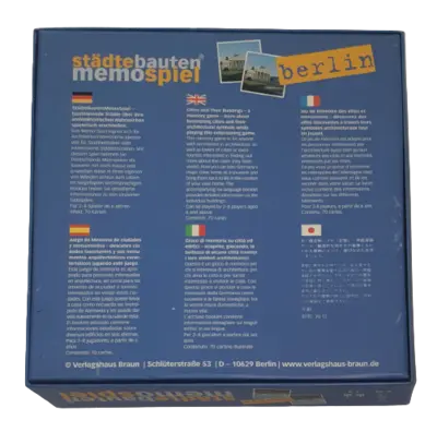 Städtebauten Memospiel Berlin