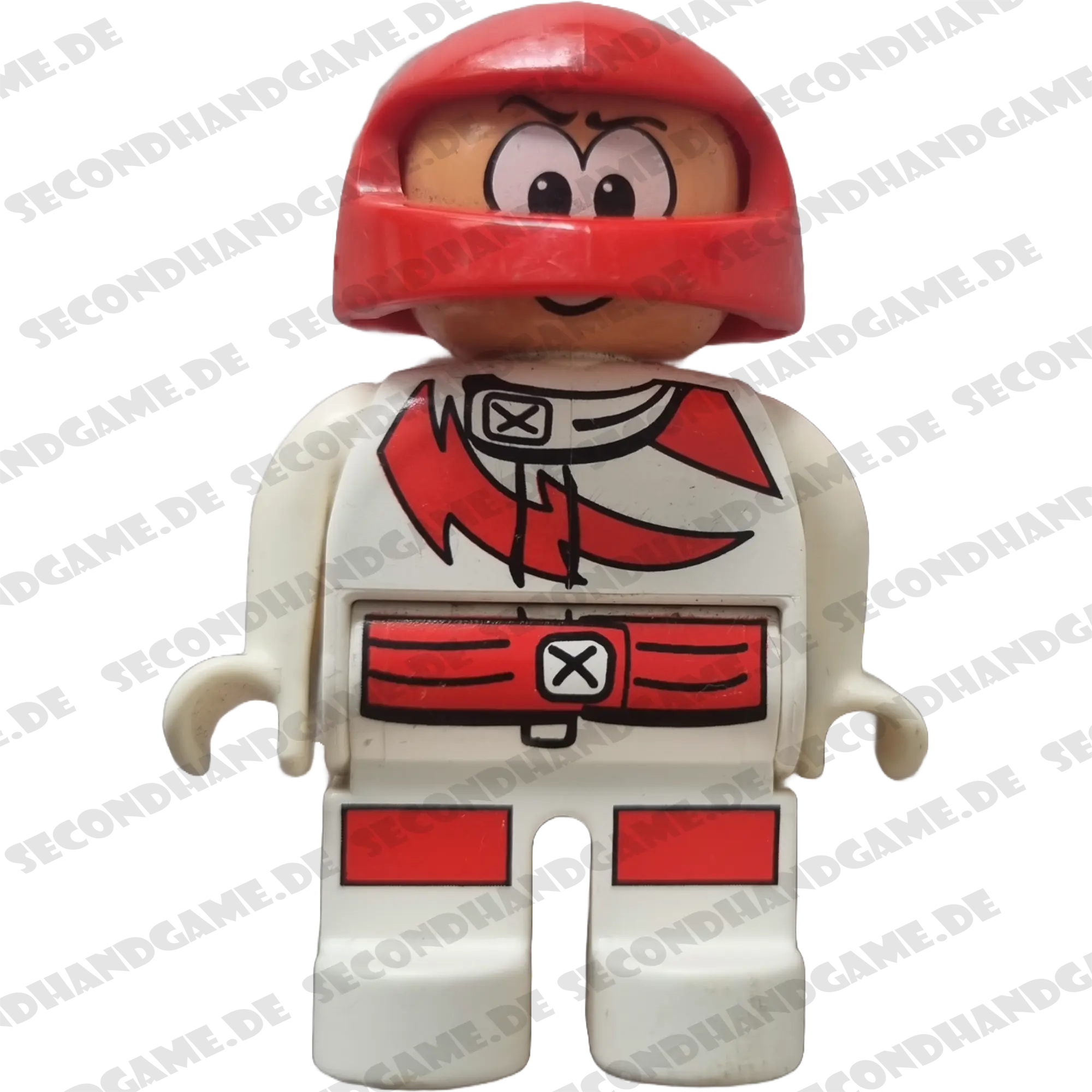 Lego Duplo Figur Mann 47394 Motorradfahrer Rennfahrer
