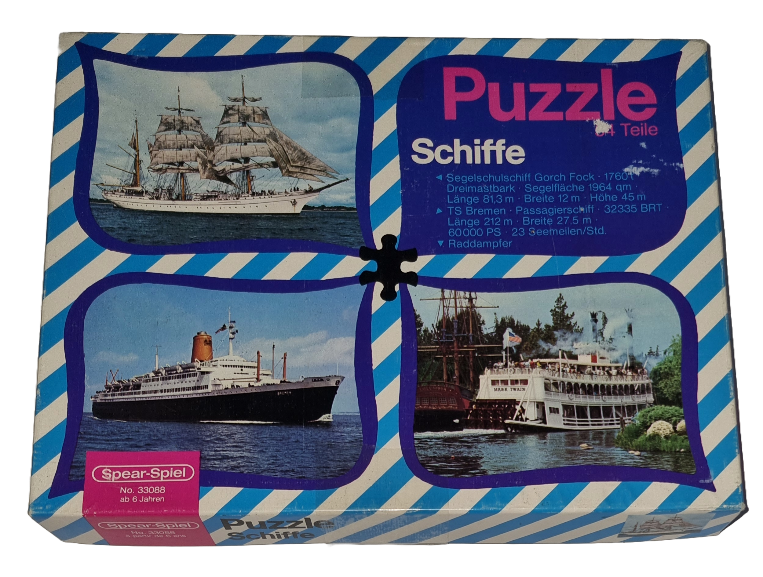 Spear-Spiel Puzzle Schiffe 54 Teile 33088