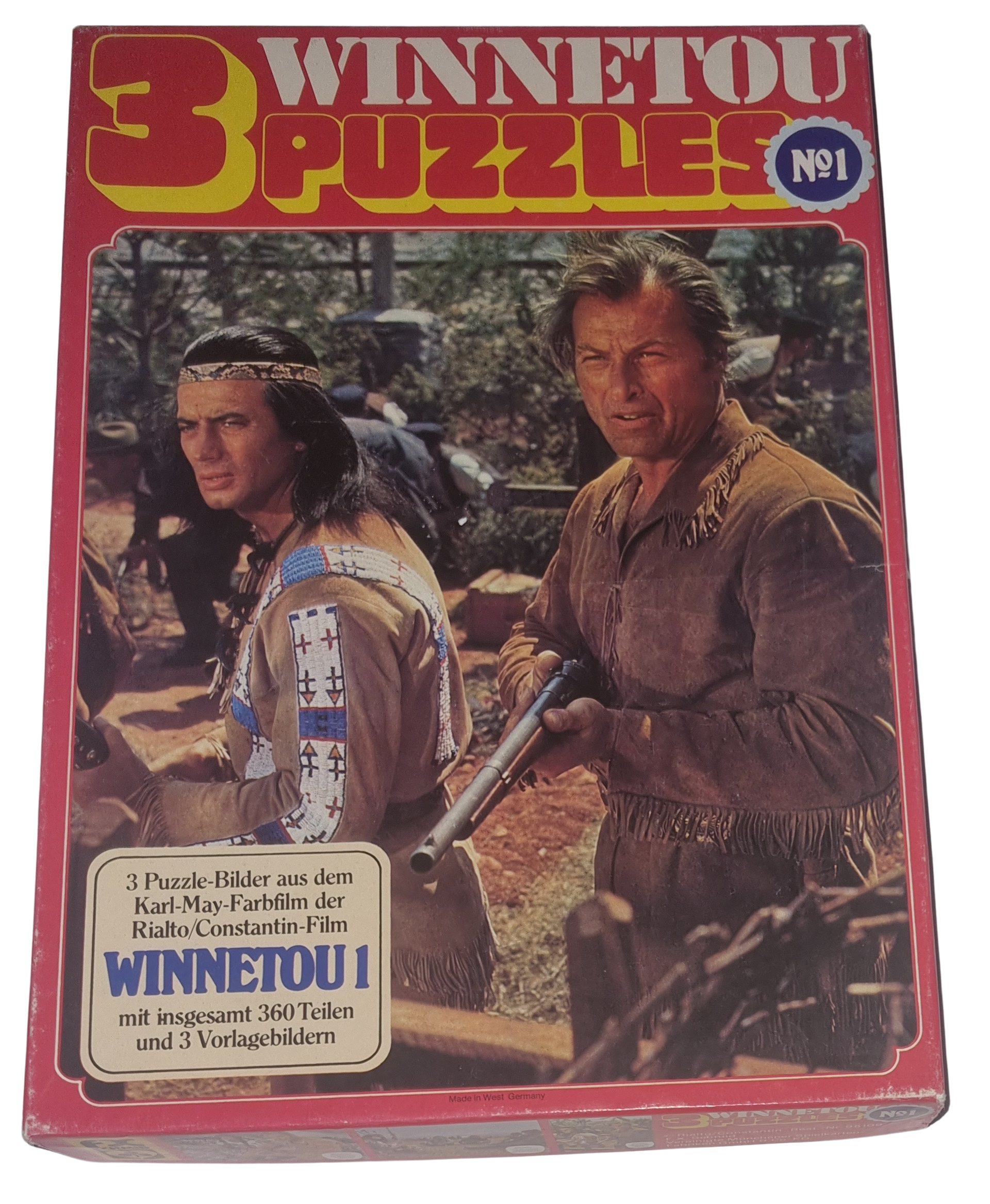 FX Schmid Puzzle Winnetou 1 Puzzle  3x120 Teile 95109
