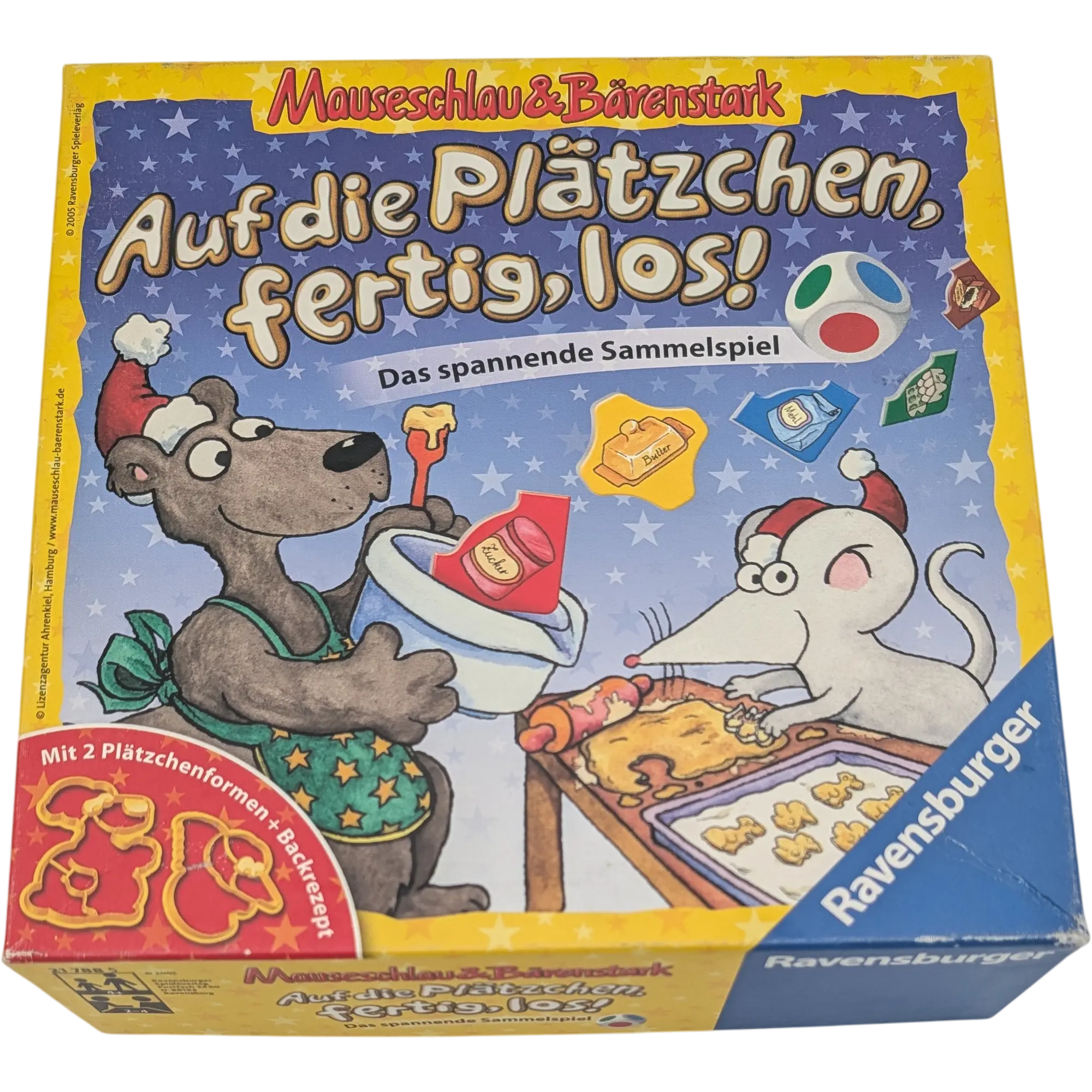 Ravensburger Mauseschlau & Bärenstark Auf die Plätzchen, fertig los!