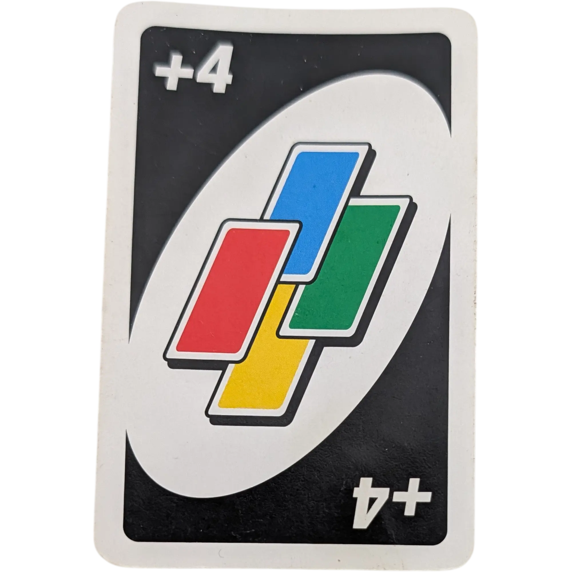 Mattel Uno Ersatzkarte Farbwünscher plus vier ziehen