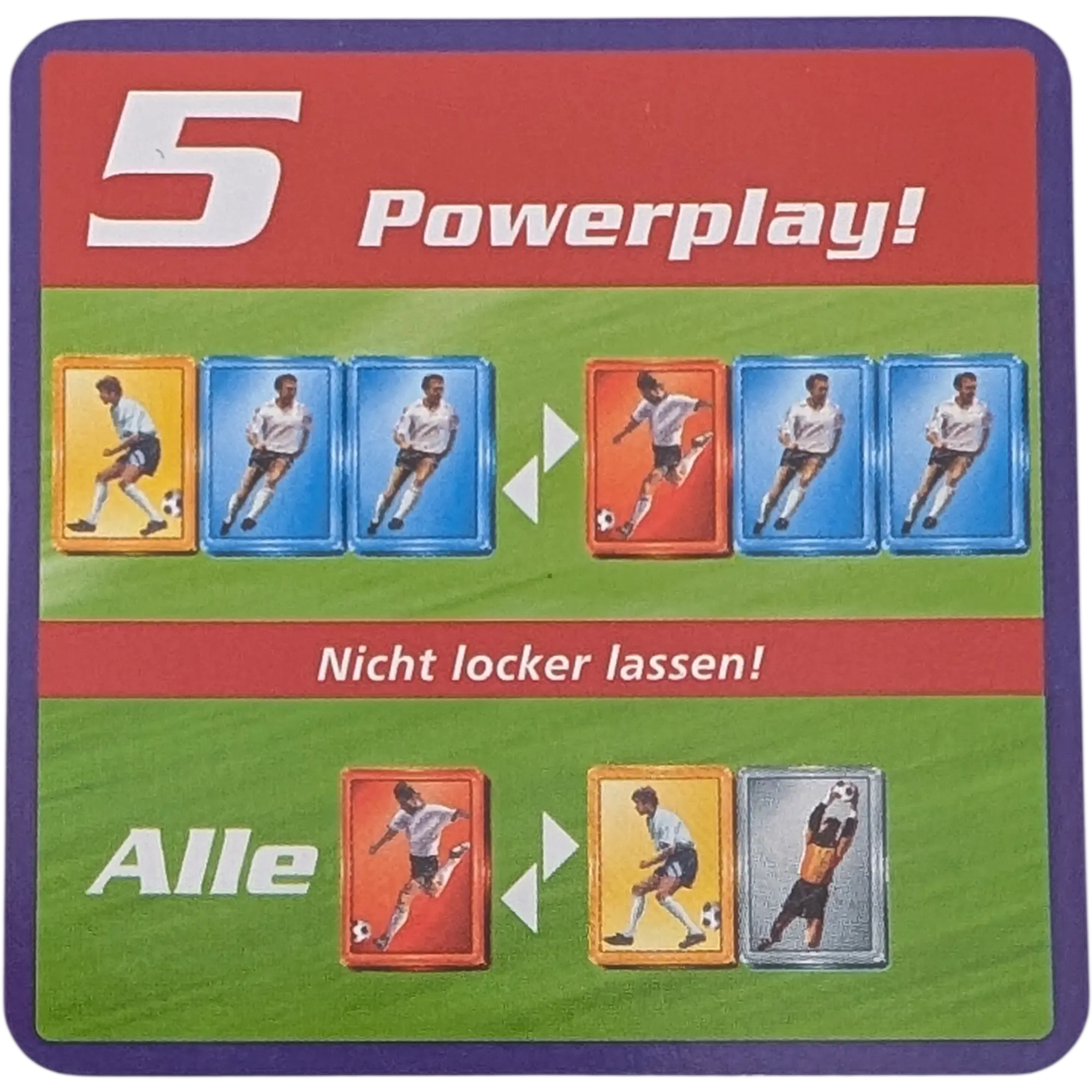 Kosmos Finale Ersatzteile Team Blau Taktikkarte Kampfstärke 5 Powerplay! Nicht locker lassen!