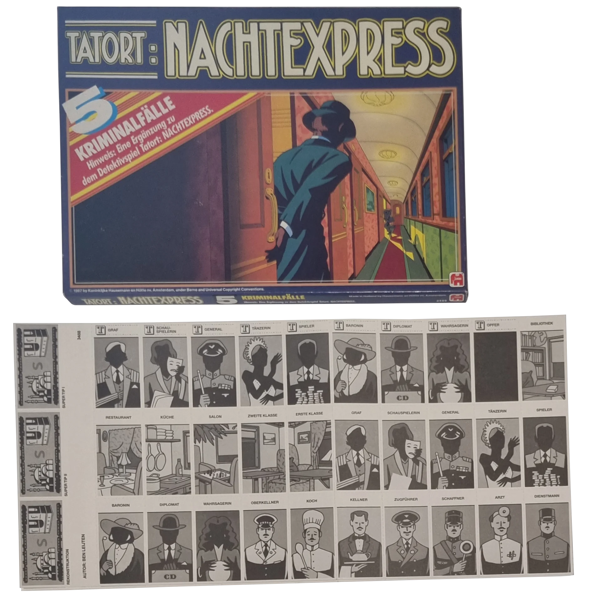 Jumbo Tatort: Nachtexpress 5 Kriminalfälle 3488