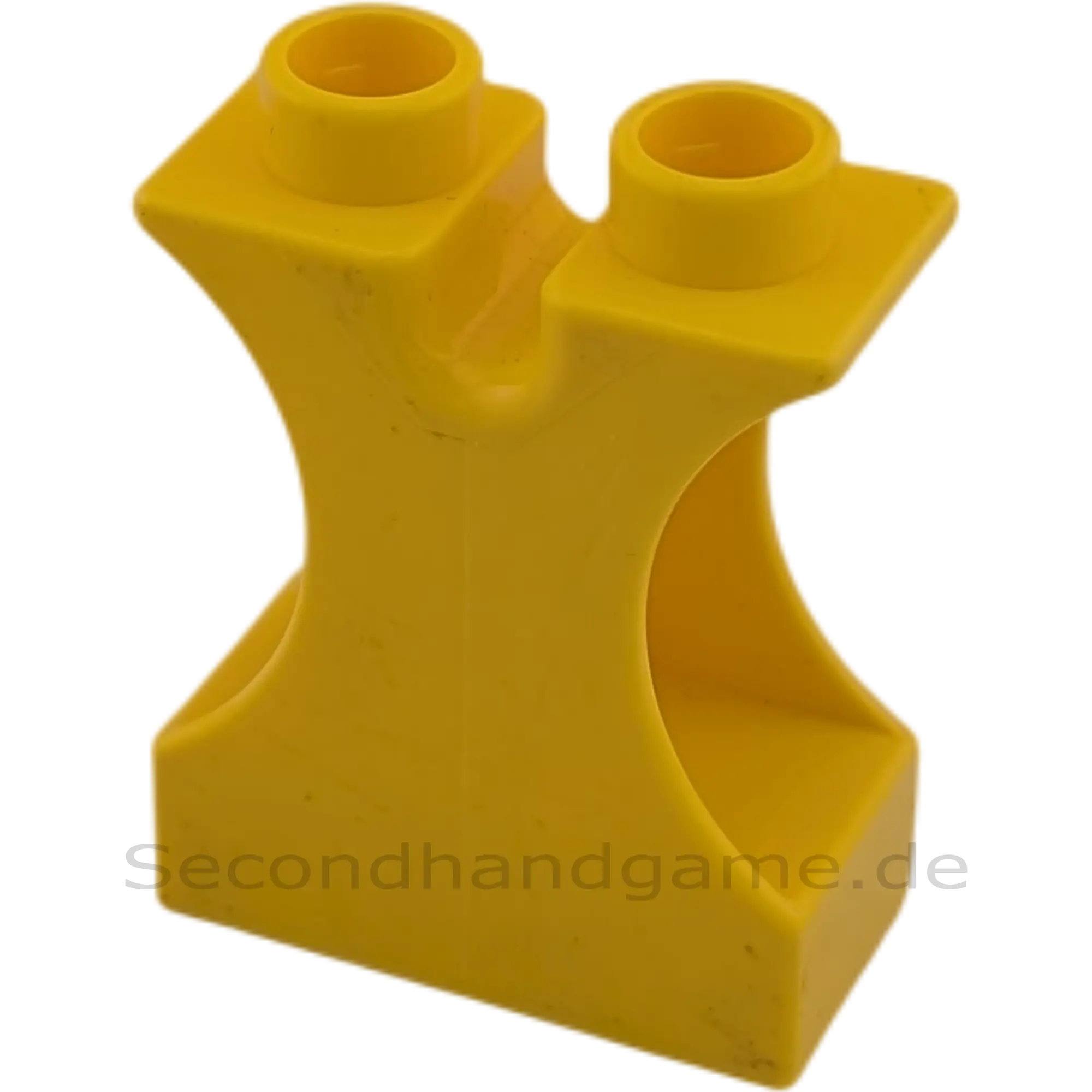 Lego Duplo Stein 1x2x2 Stütze / Dreh-Auflage – Gelb (Art.-Nr. 42234)