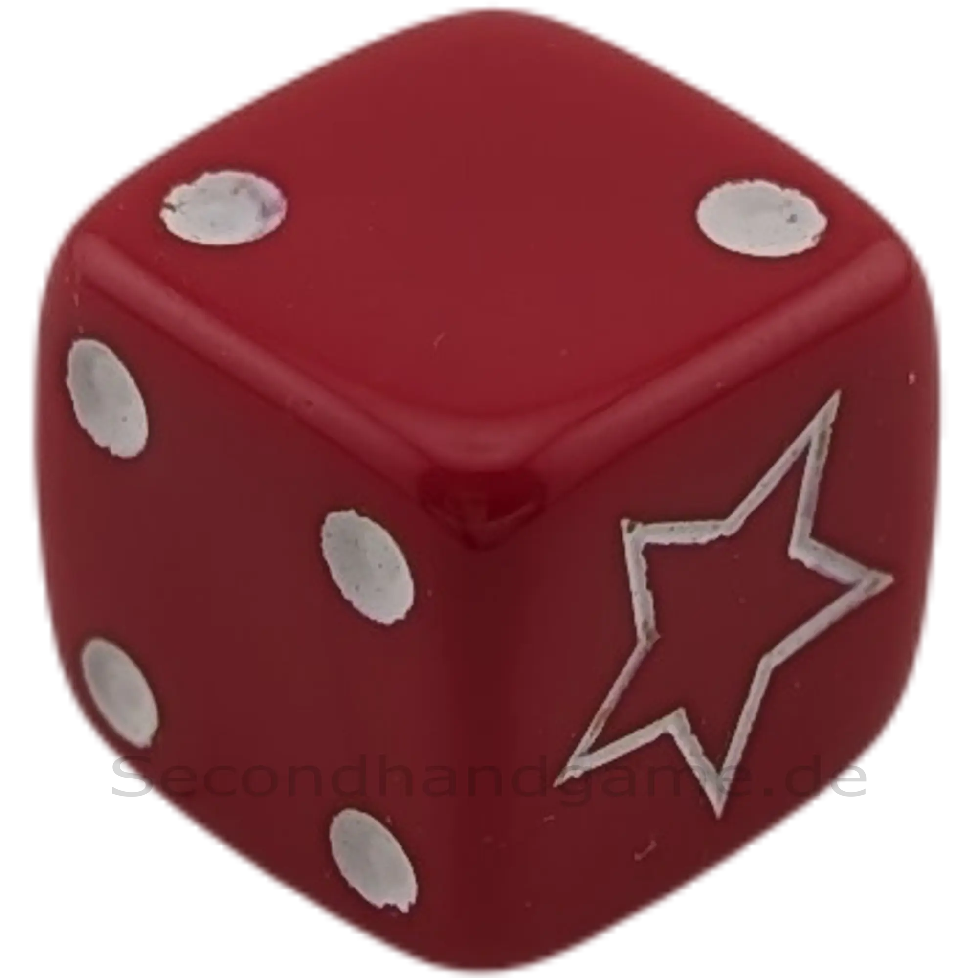 Ravensburger FX Schmid Bluff Ersatzteil roter Würfel mit Stern