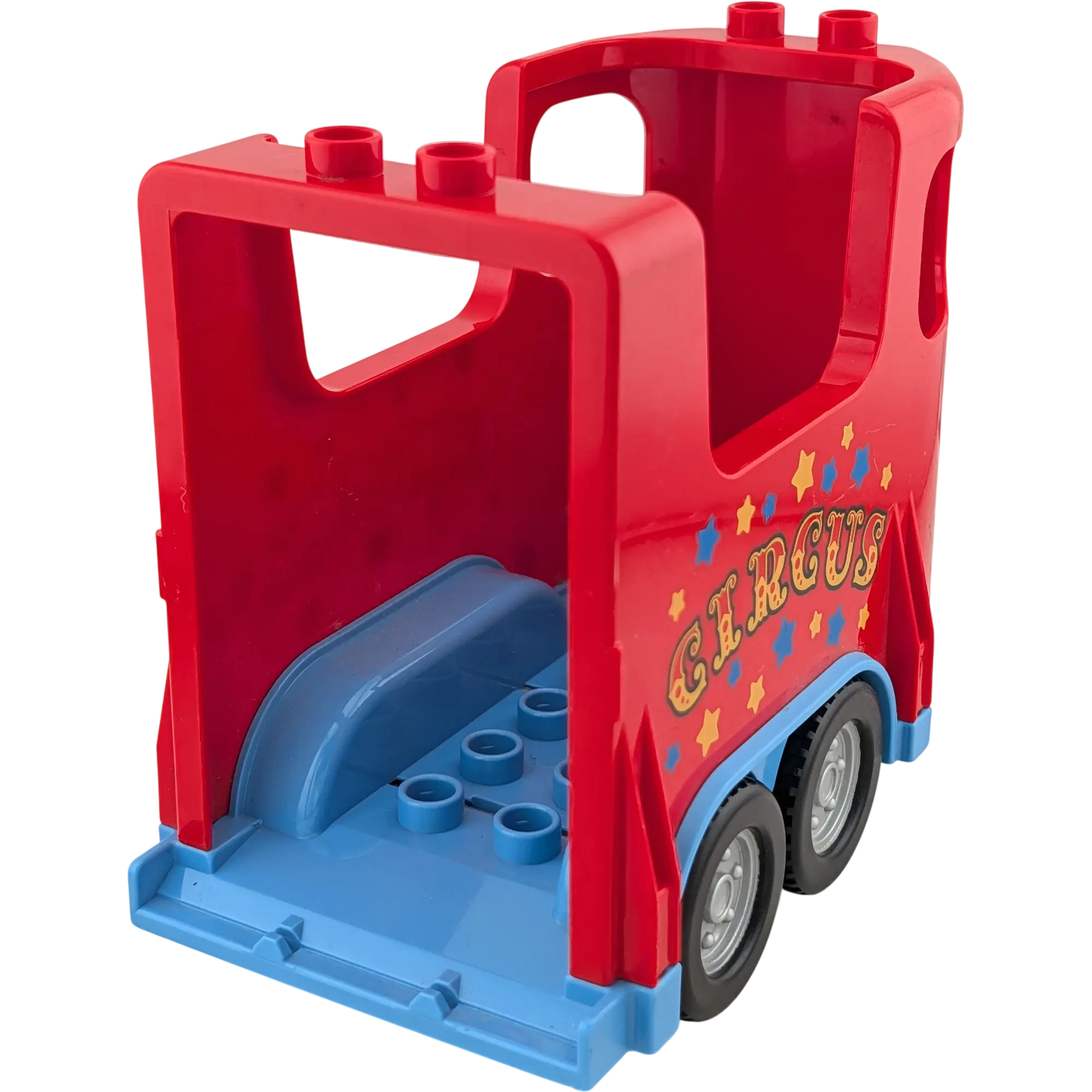 Lego Duplo 87657 Pferdeanhänger Pferdetransporter Circus Tiertransporter Rot