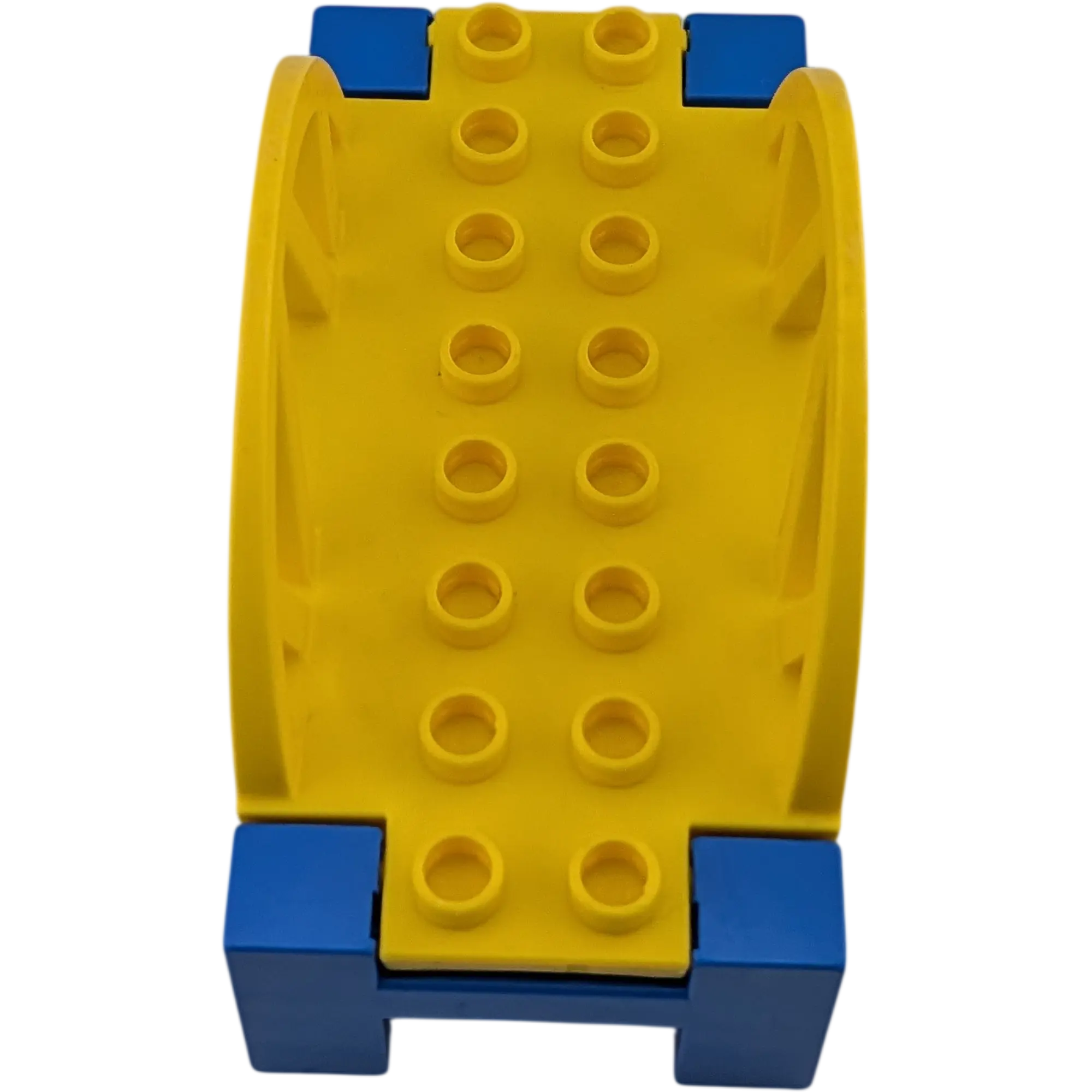 Lego Duplo Klappbrücke Blau Gelb mit Bogengeländer Zugbrücke, Ansicht 3
