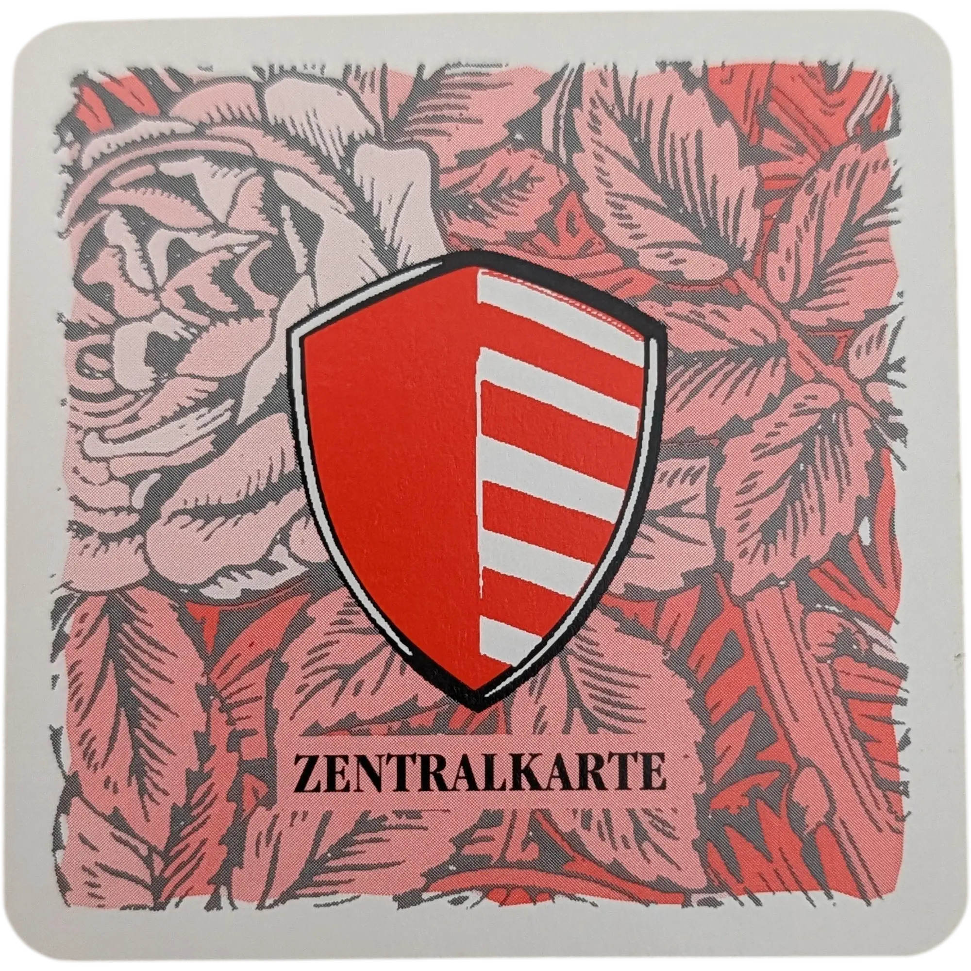Kosmos Die Siedler von Catan das Kartenspiel Ersatzteil Zentralkarte Wappen Rot-Weiß Erz, Ansicht 2