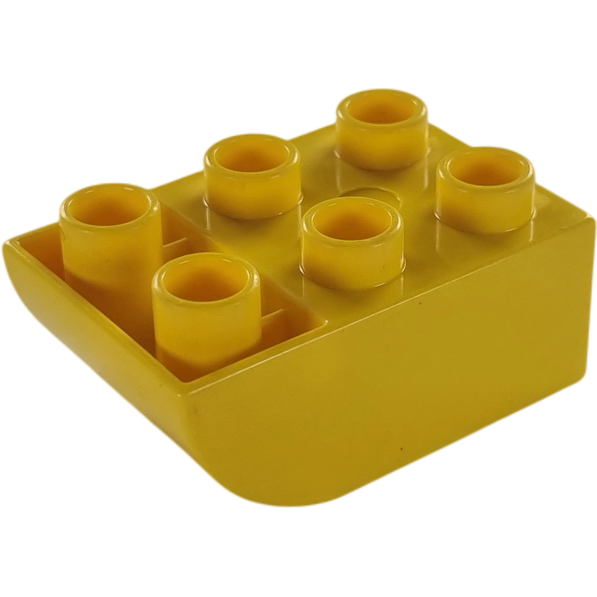 Lego Duplo 98252 Stein 2x3 gebogene Unterseite Gelborange