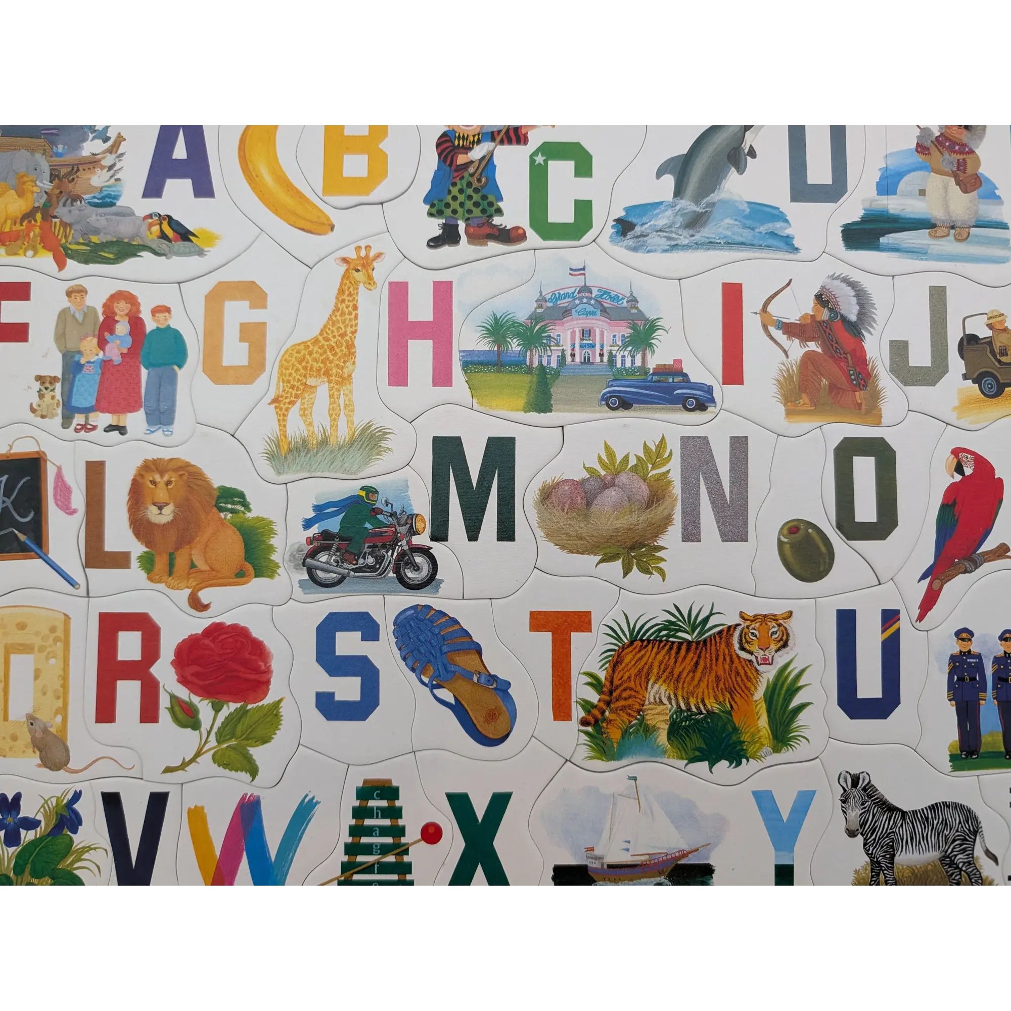 Ravensburger Rahmenpuzzle Didacta Kinder-ABC 37 Teile 1988, Ansicht 2