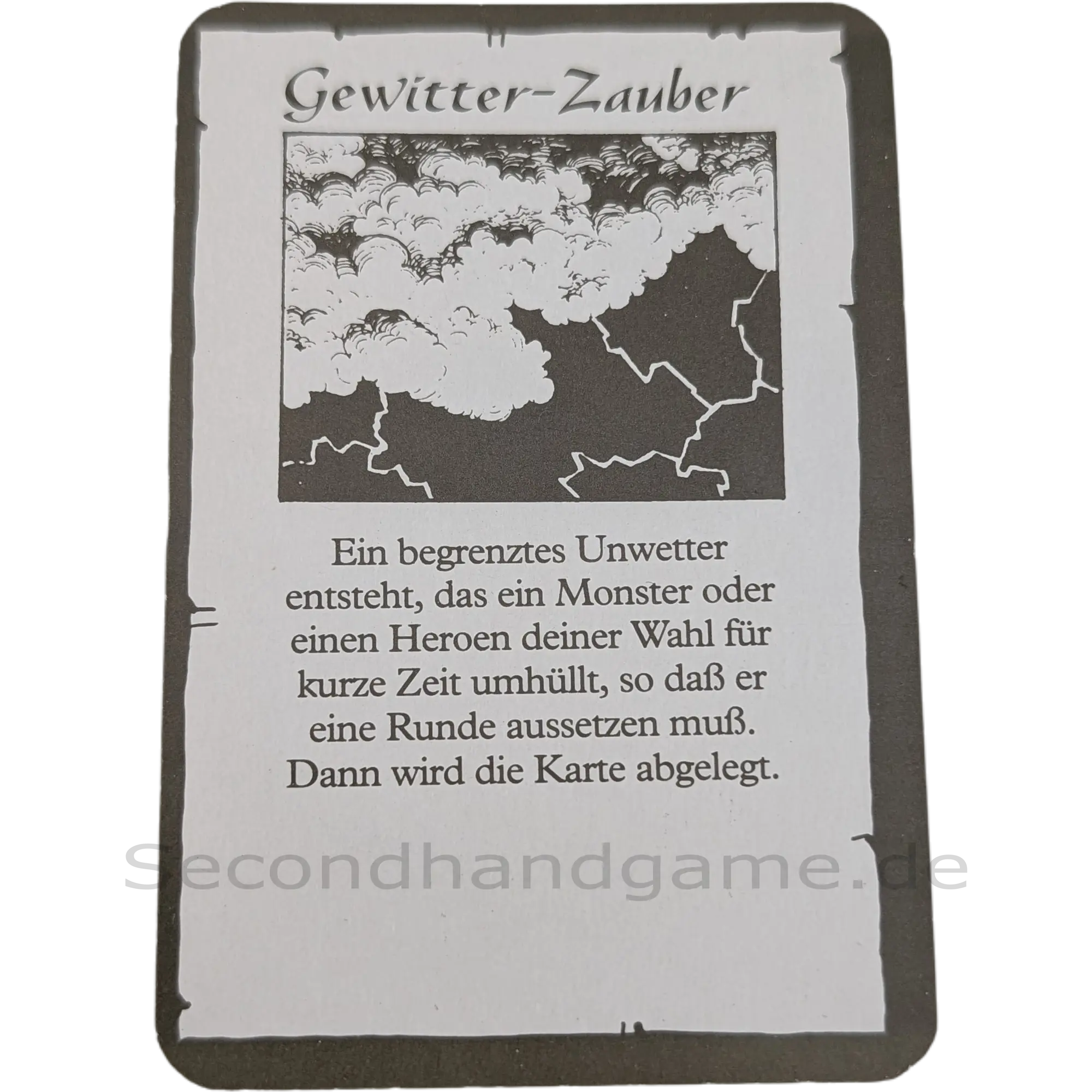 MB Hero Quest Master Luftzauber Gewitter-Zauber