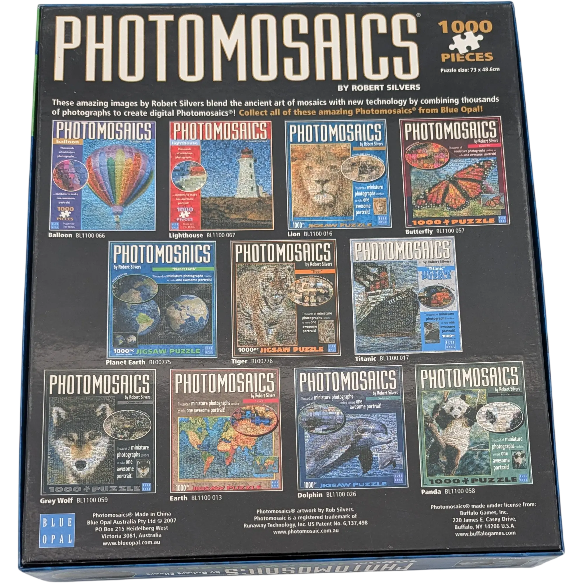 Planet Earth Photomosaics 1000 Teile Puzzle, Ansicht 2