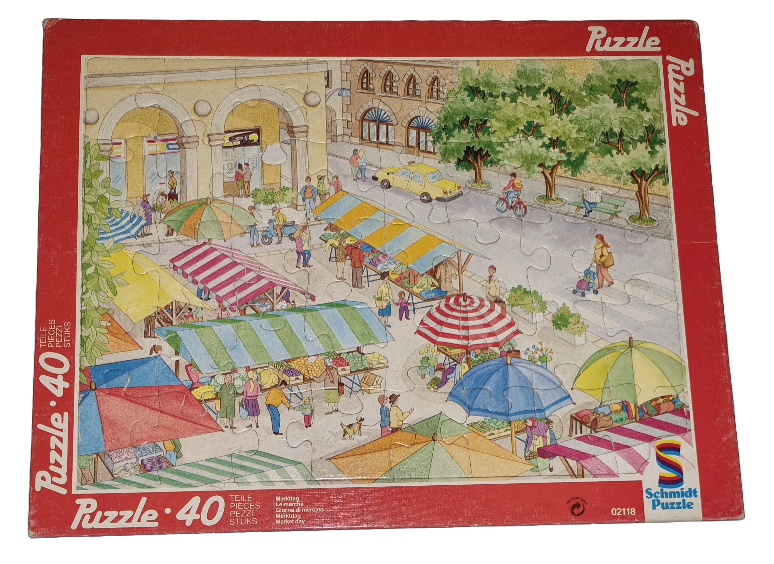 Schmidt Rahmenpuzzle Markttag 40 Teile 02118
