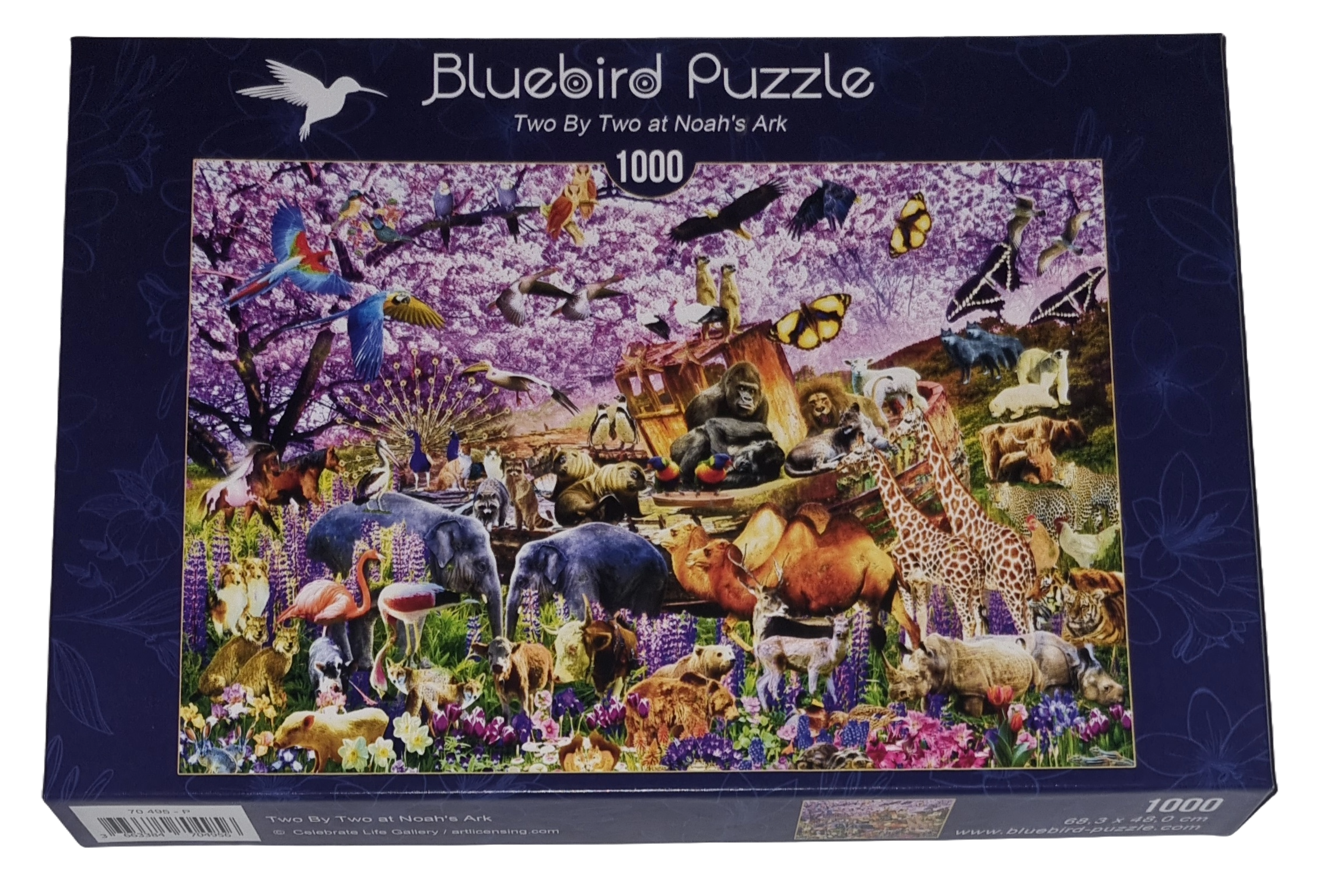 Art by Bluebird Puzzle 1000 Teile 70495 Two by two at Noah's Ark