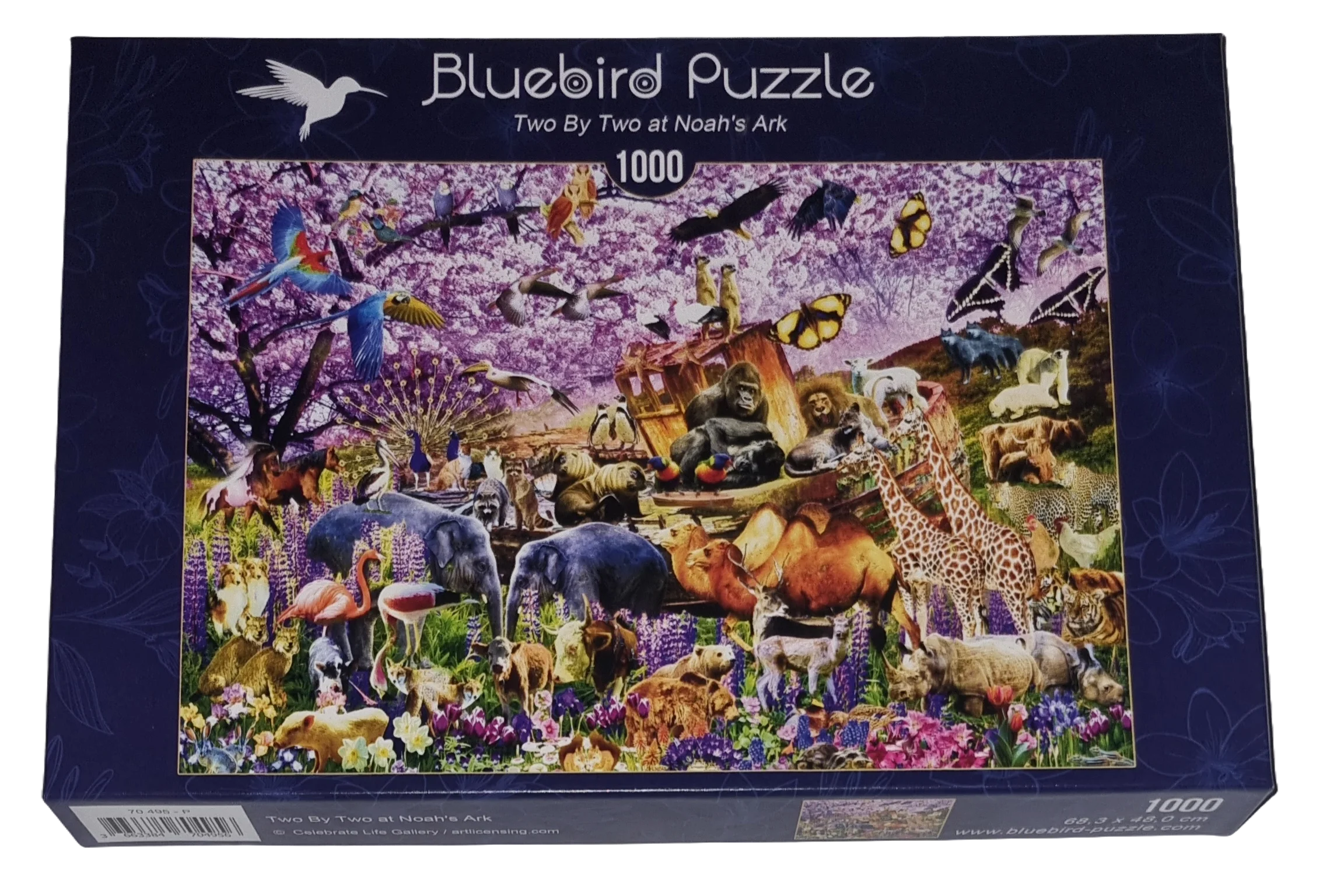 Art by Bluebird Puzzle 1000 Teile 70495 Two by two at Noah's Ark