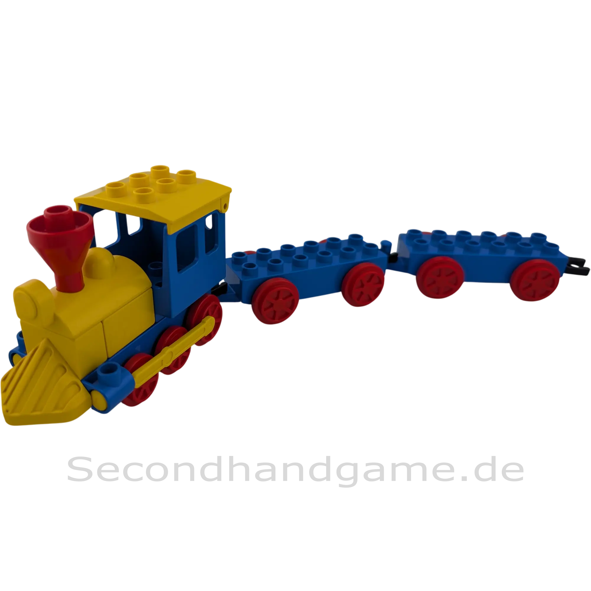 Lego Duplo Eisenbahn Schiebelock mit 2 Anhänger