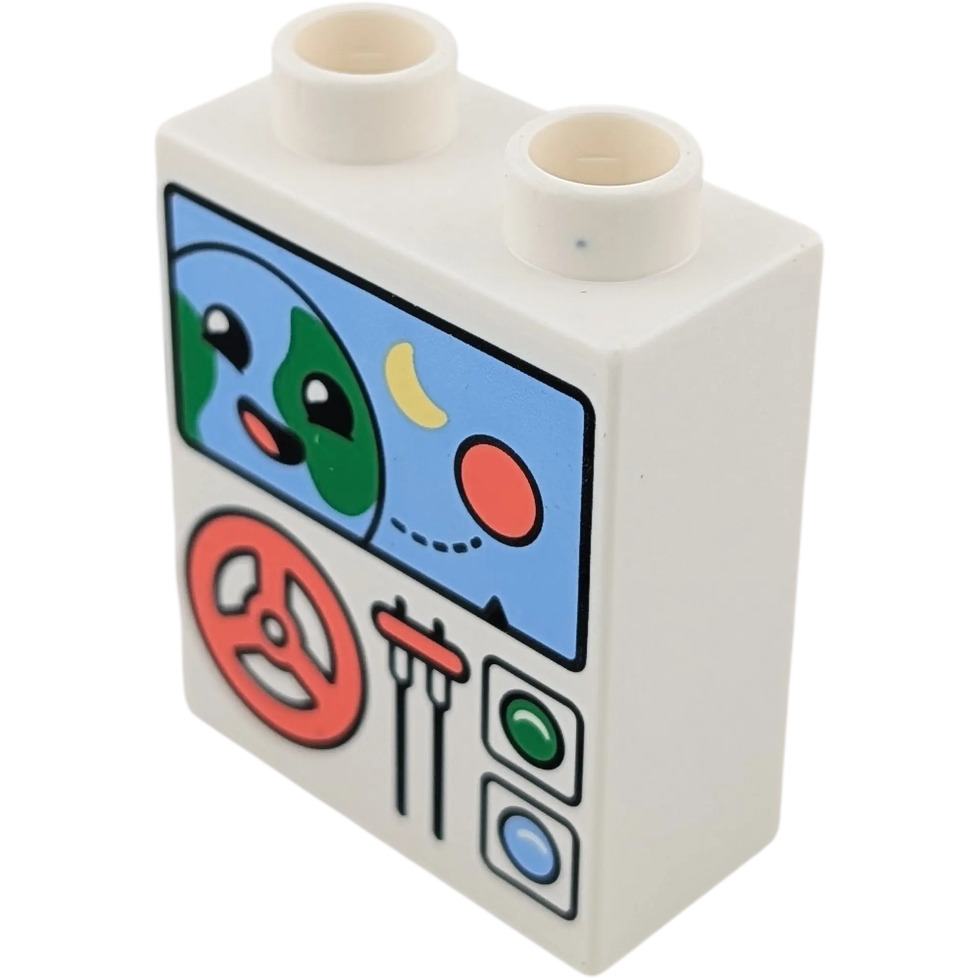 Lego Duplo 4066 Weiß mit Automat Mond