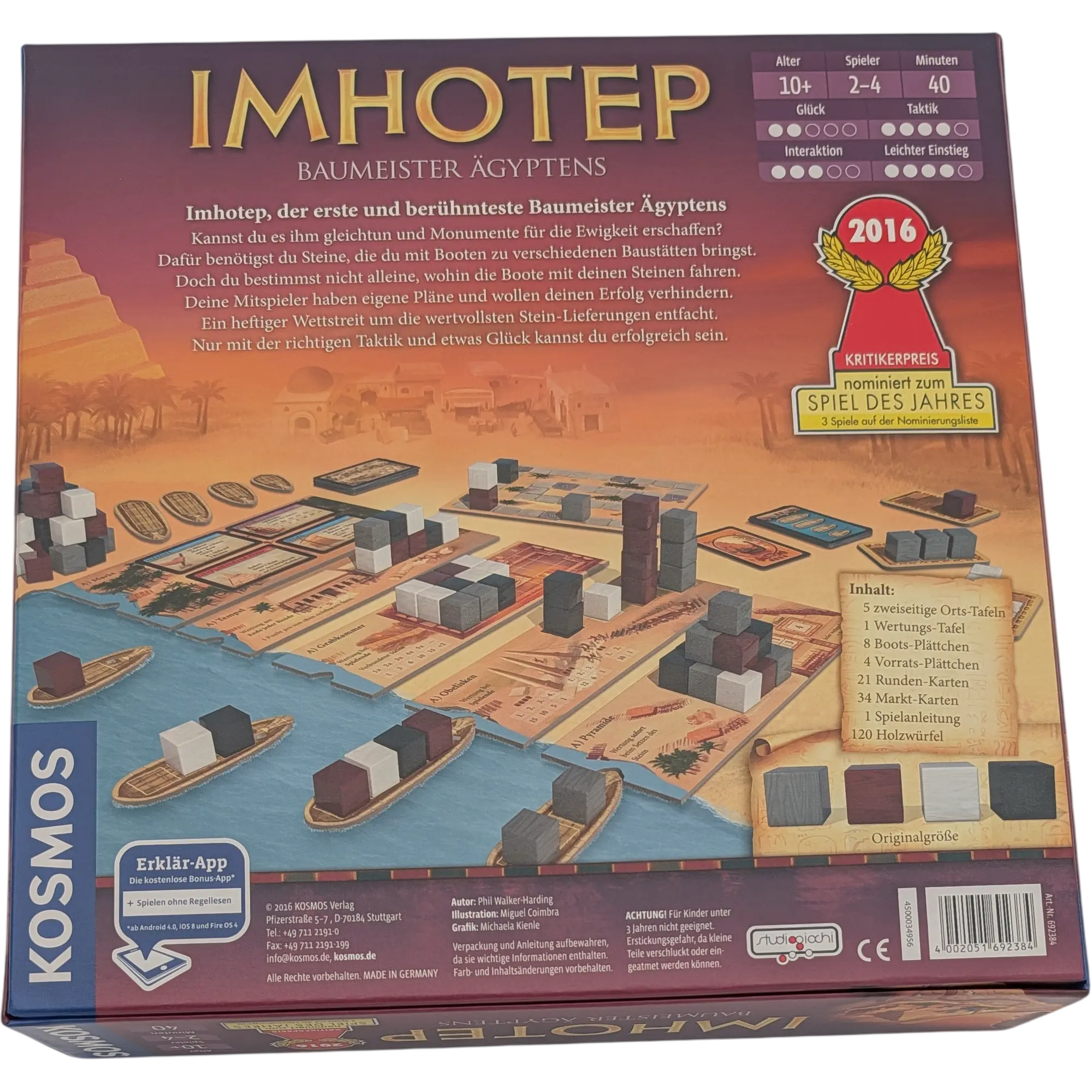 Kosmos Imhotep Baumeister Ägyptens