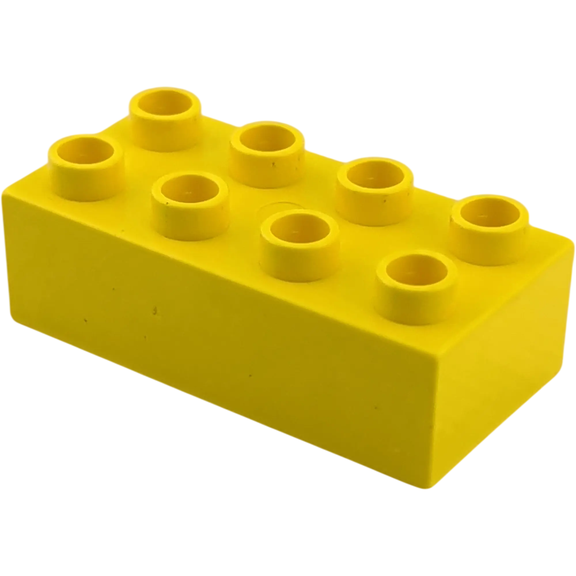 Lego Duplo 2x4 Stein 3011 Gelb Bedruckt mit Police Polizei, Ansicht 4