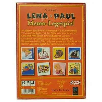 Amigo Lena + Paul Memo-Legespiel