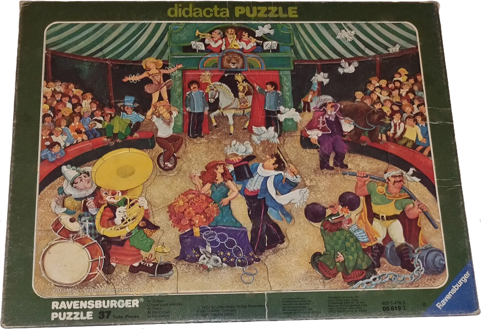 Ravensburger Rahmenpuzzle Didacta Im Zirkus 37 Teile 62354763