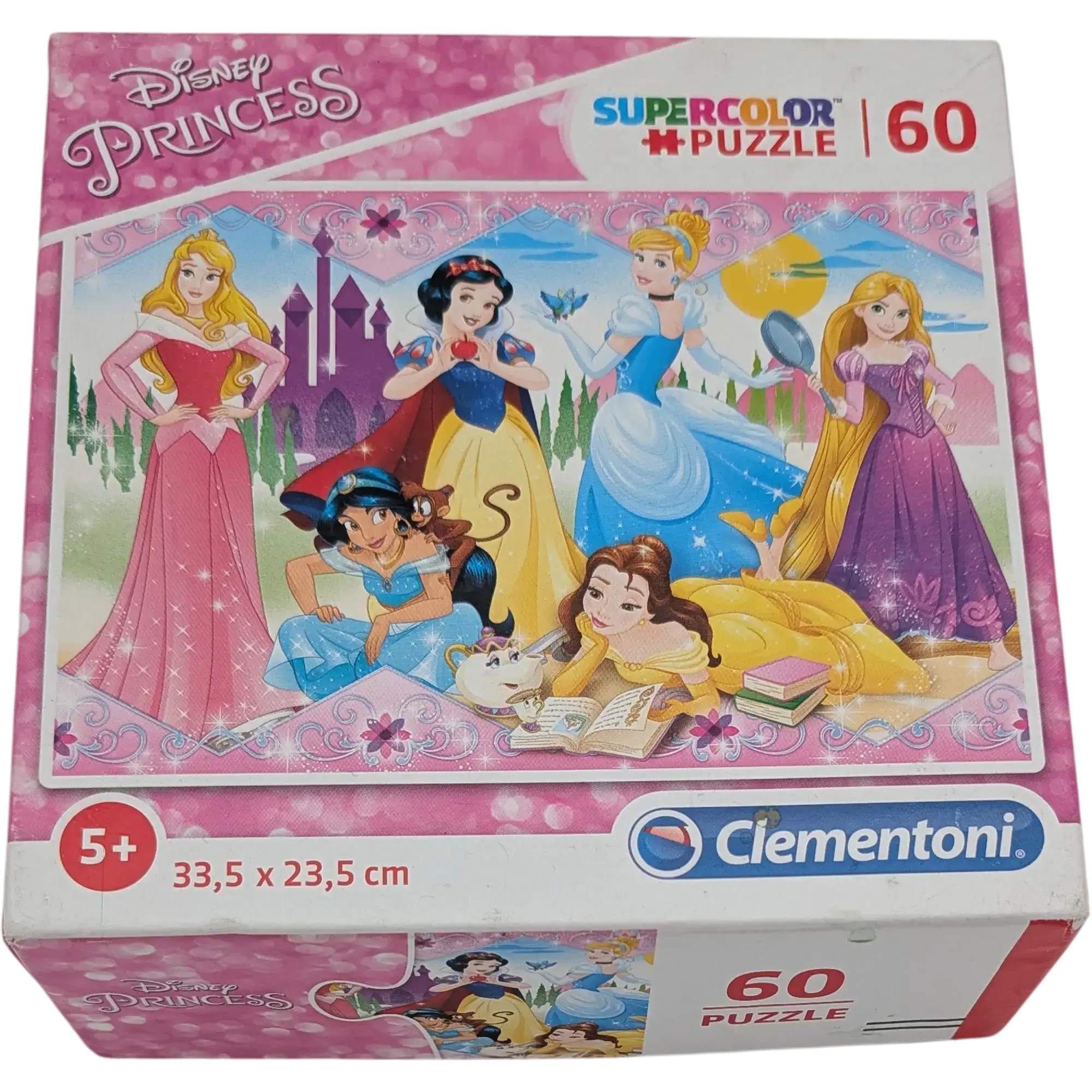 Clementoni SuperColor Puzzle Disney Princess 60 Teile 98260, ab 5 Jahren