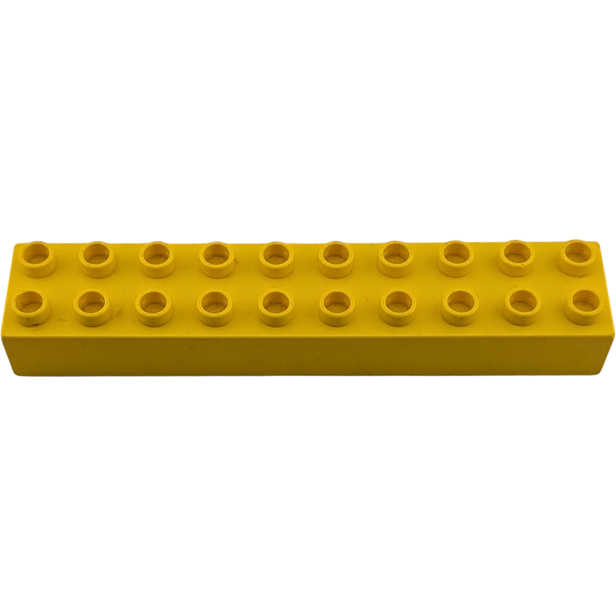 Lego Duplo 2x10 Stein 2291 Gelb, Ansicht 2