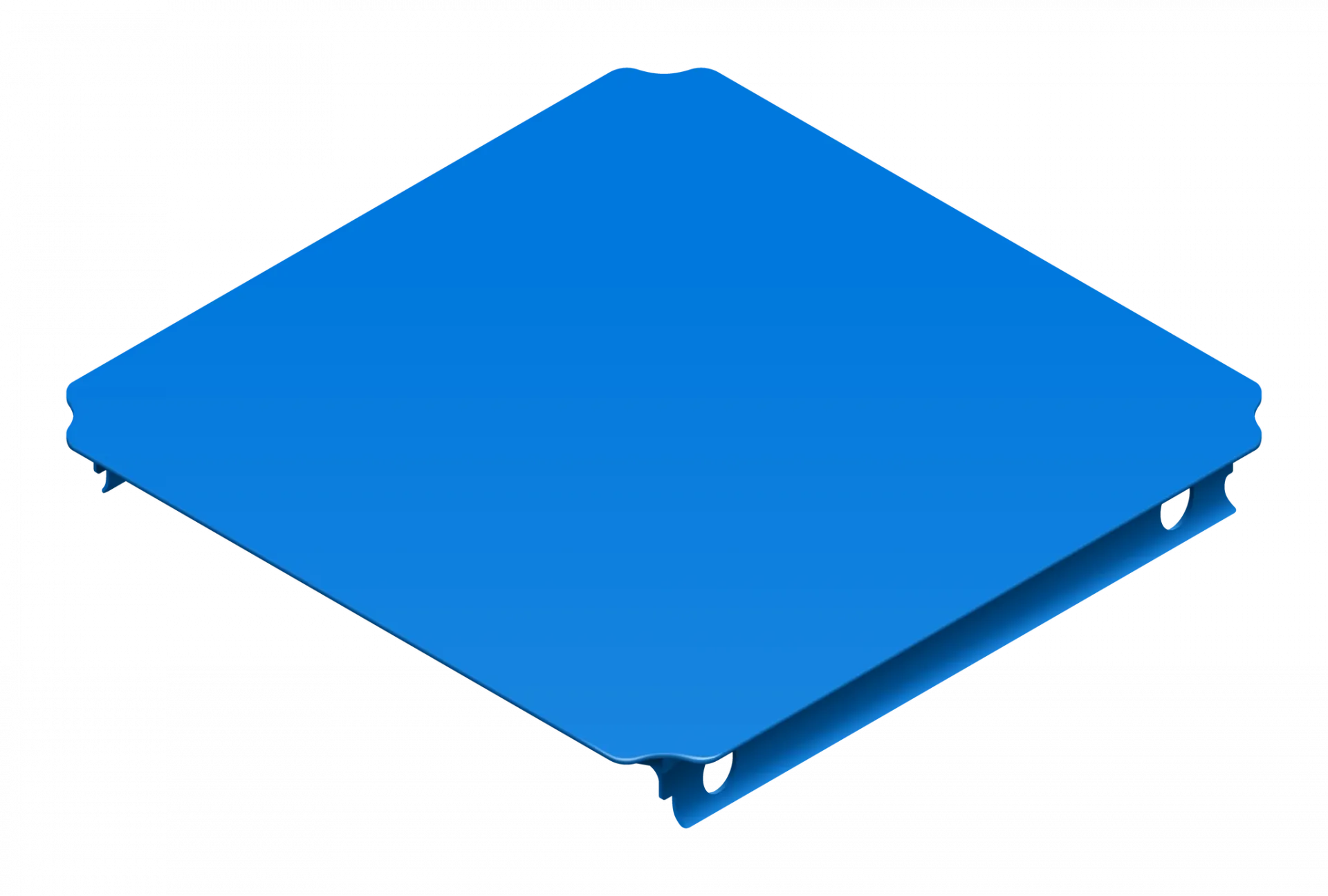 Move and Stic Platte 40 × 40 cm Blau 
