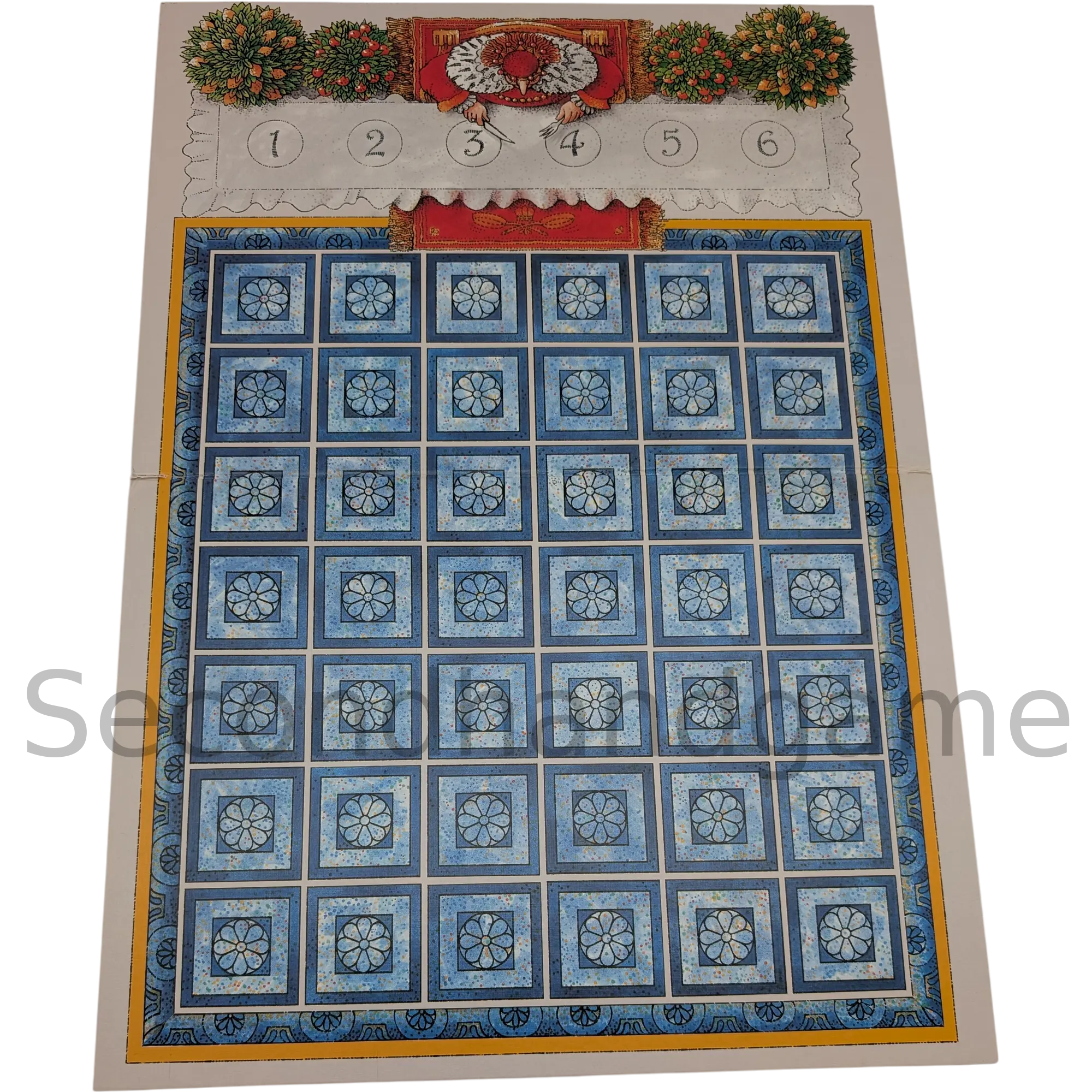 Noris Die Leibköche seiner Majestät 6101820 Ersatzteil Spielplan