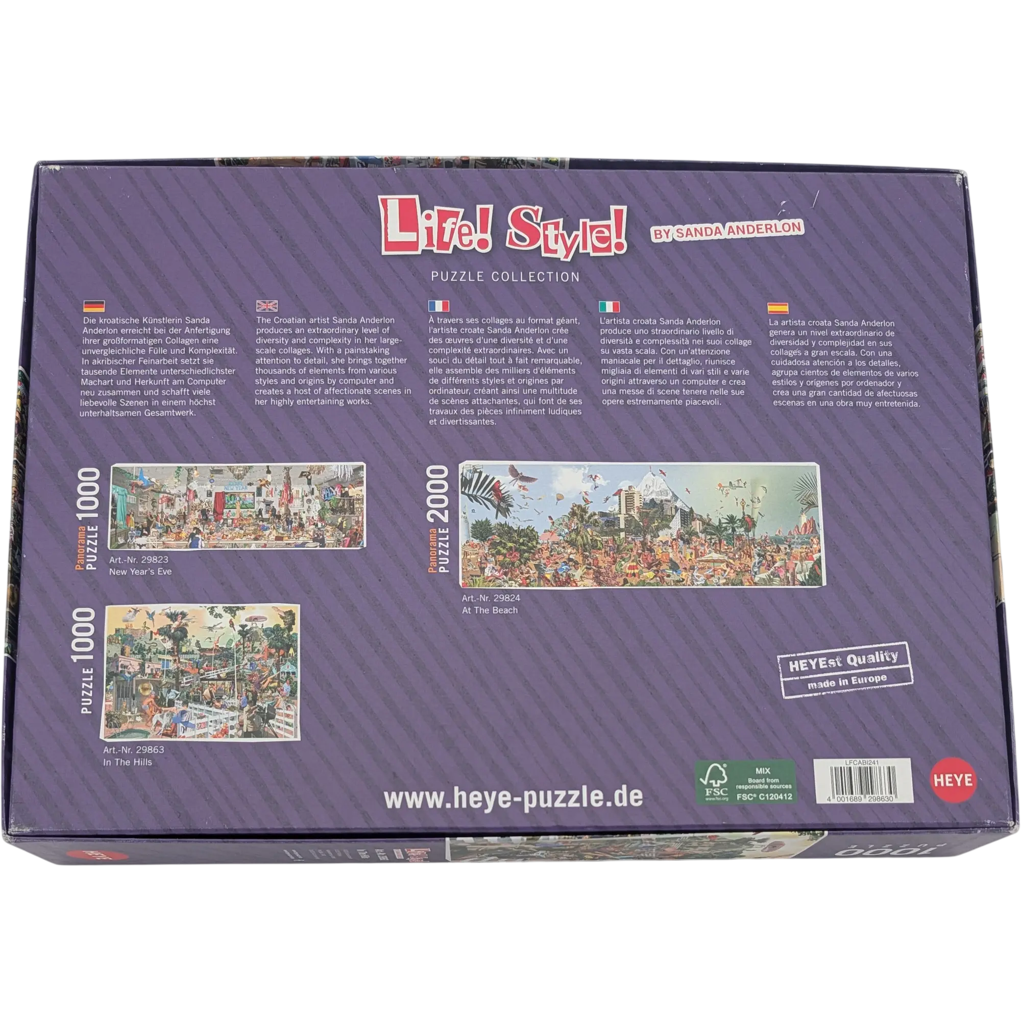 Heye Life! Style! Puzzle 1000 Teile 29863 In the Hills, Ansicht 2