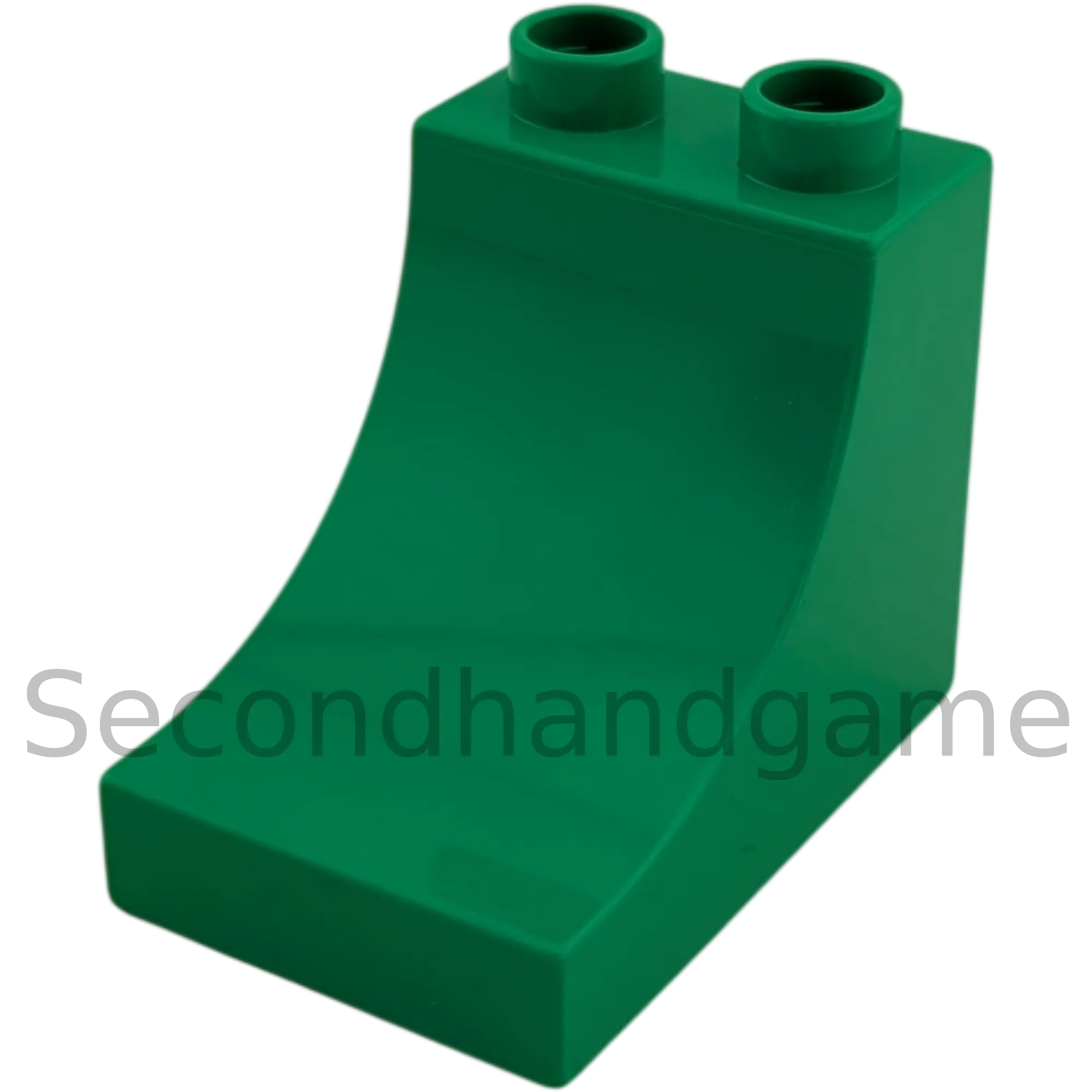 Lego Duplo 2301 Stein Halbrund Rampe Dunkelgrün