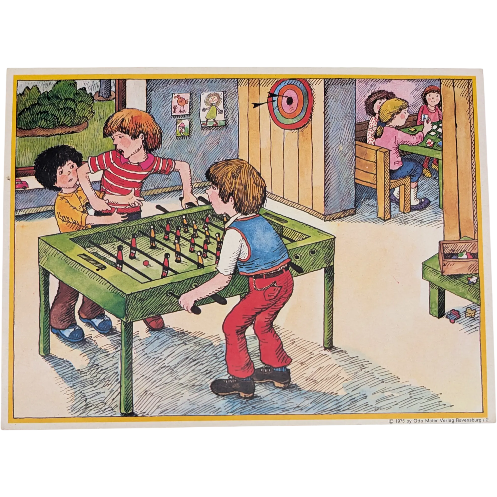 Ravensburger Vertragen und nicht schlagen Situationstafel Tischkicker