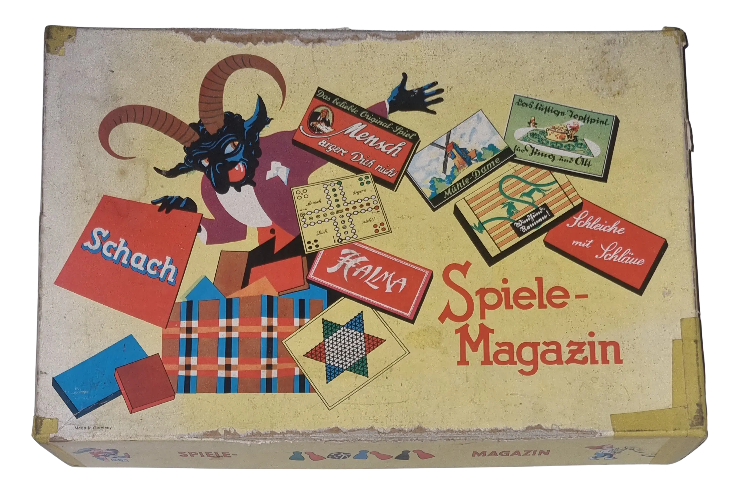 Spielemagazin mit beliebten Klassikern und bekannten Spielen