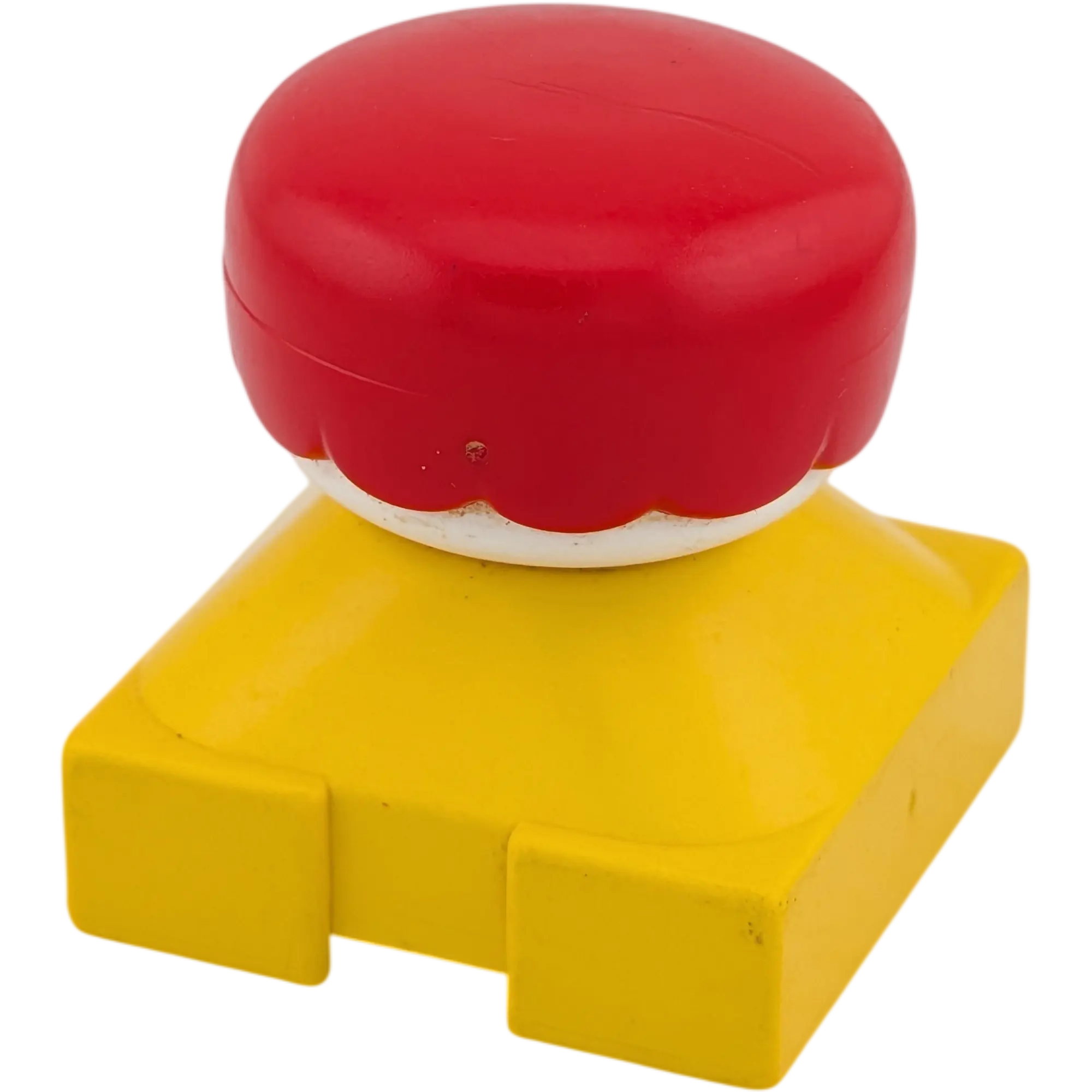 Lego Duplo Figur 2327 Junge mit roten Haaren und Sommersprossen, Kragen rot
