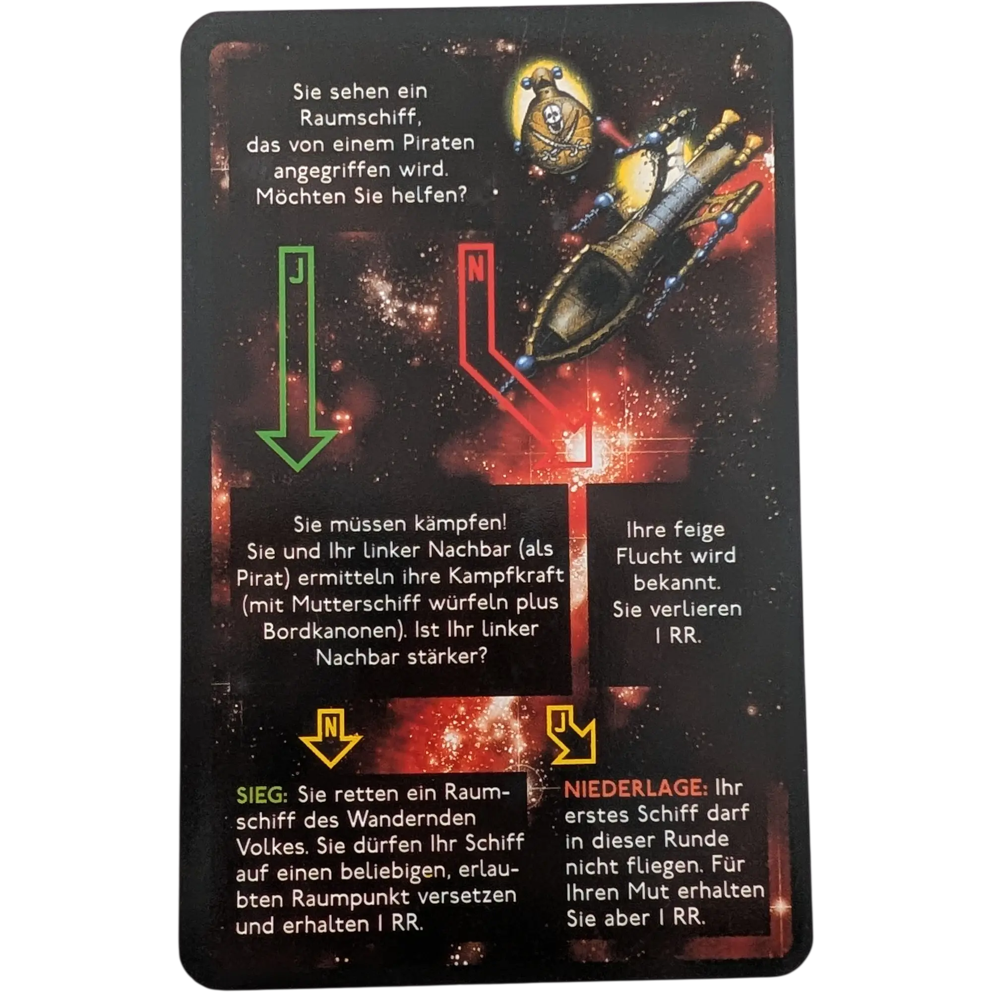 Kosmos Die Sternenfahrer von Catan Ersatzteil Begegnungskarte 3