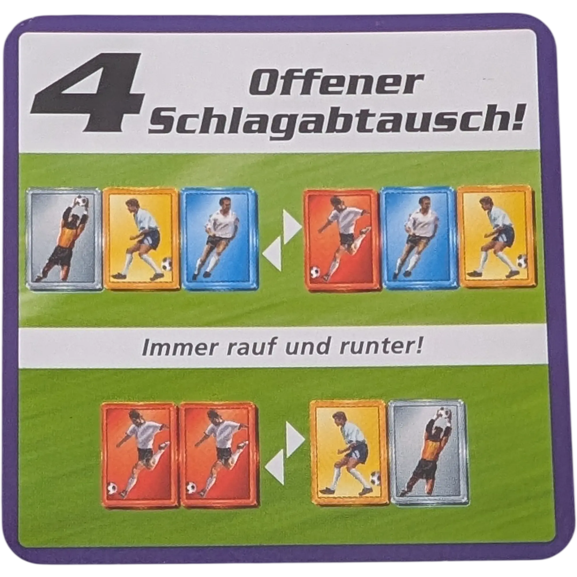 Kosmos Finale Ersatzteile Team Blau Taktikkarte Kampfstärke 4 Offener Schlagabtausch!