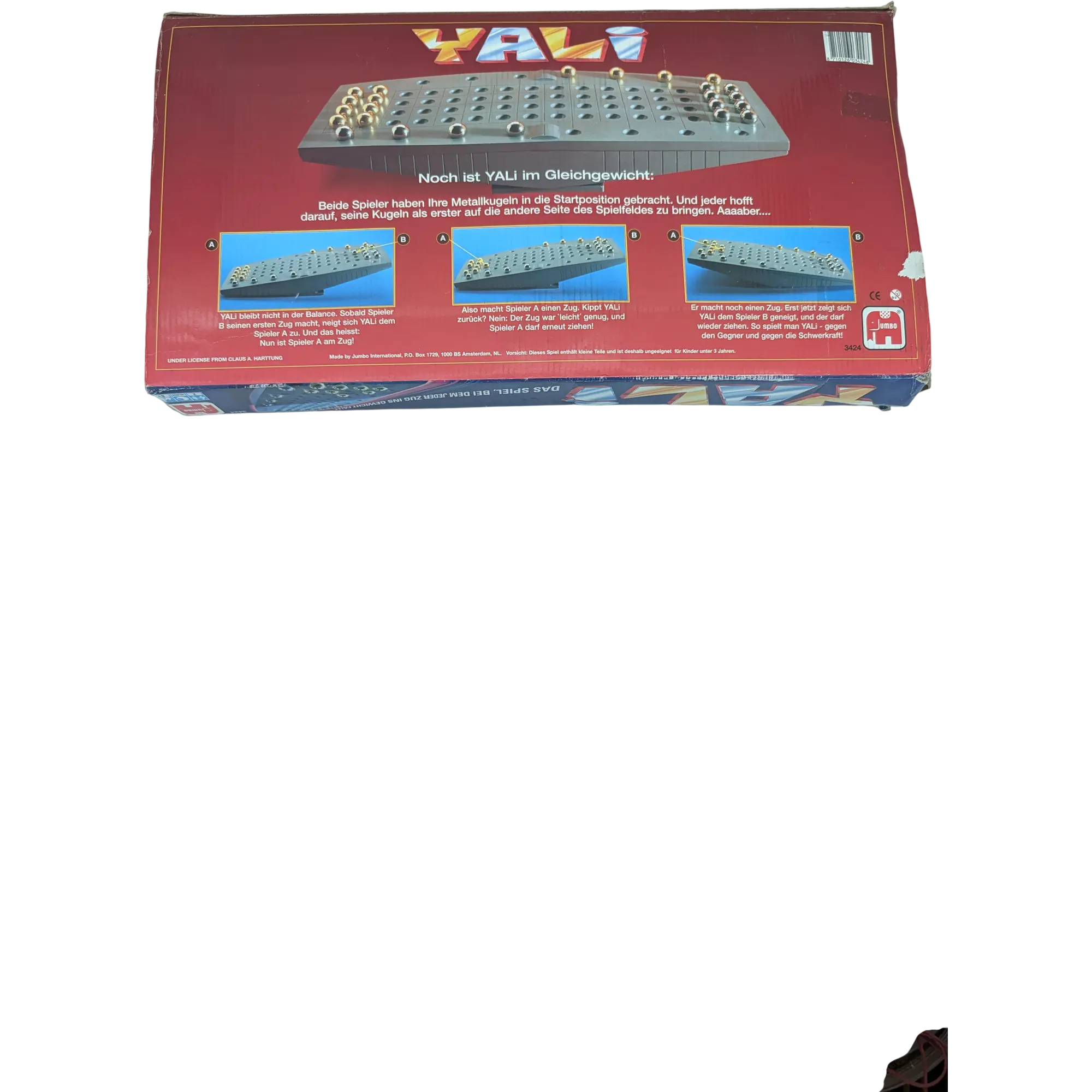 Jumbo YALI 3424 Das Spiel bei dem jeder Zug ins Gewicht fälllt