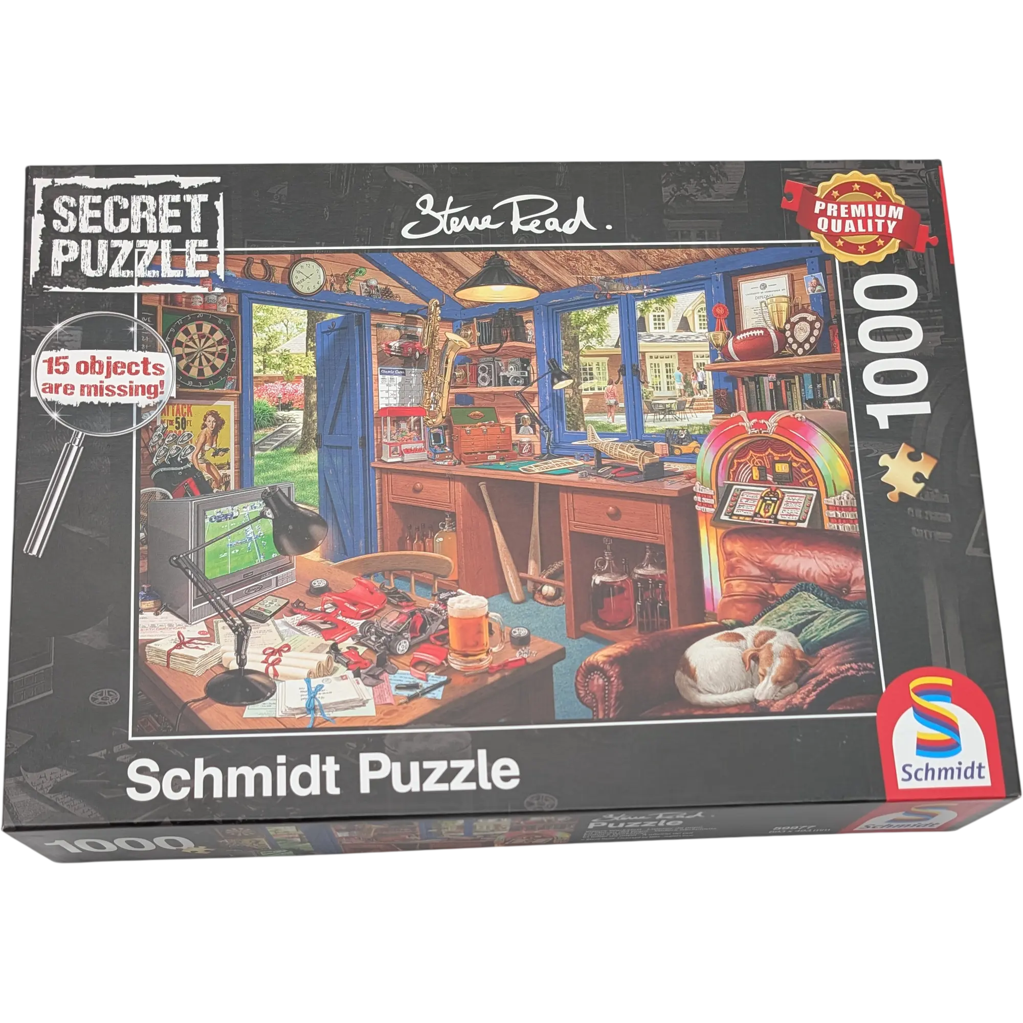 Schmidt Secret Puzzle 1000 Teile Vaters Werkstatt 59977