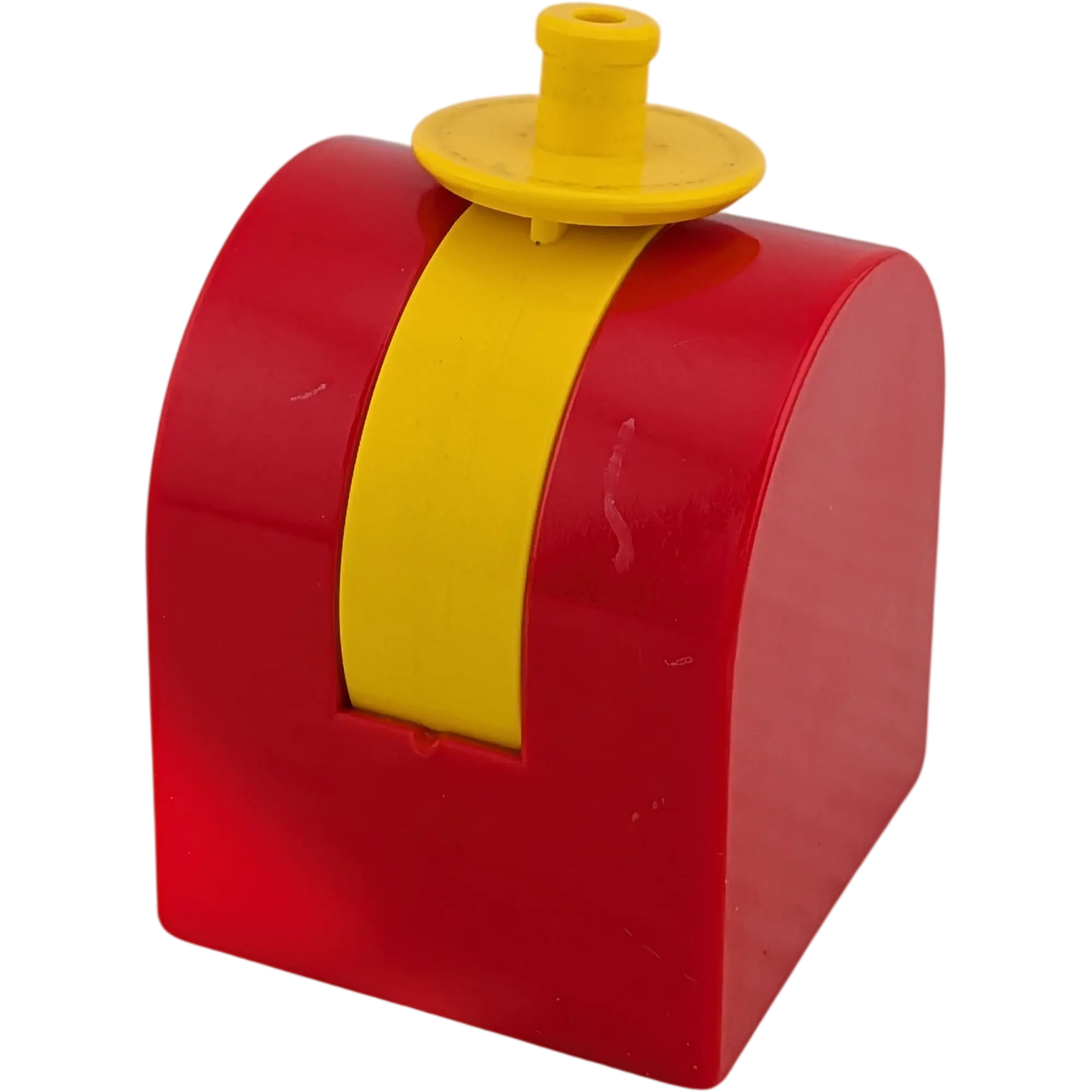 Lego Duplo Windrad Halter 2x2x2 Rot Gelb verstellbar drehbar Kugelbahn Mühle