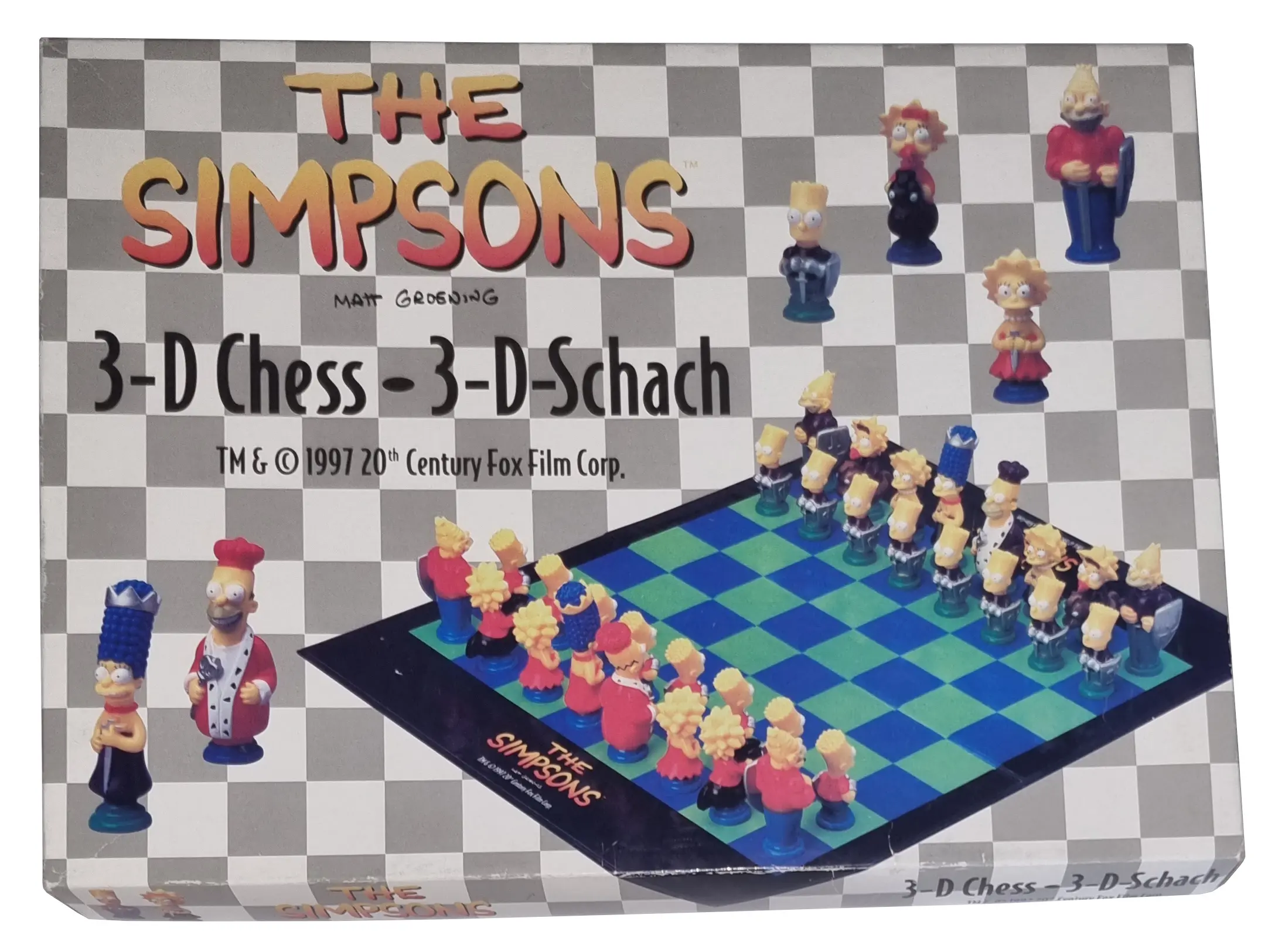 a la carte Schach The Simpsons 3D Schach