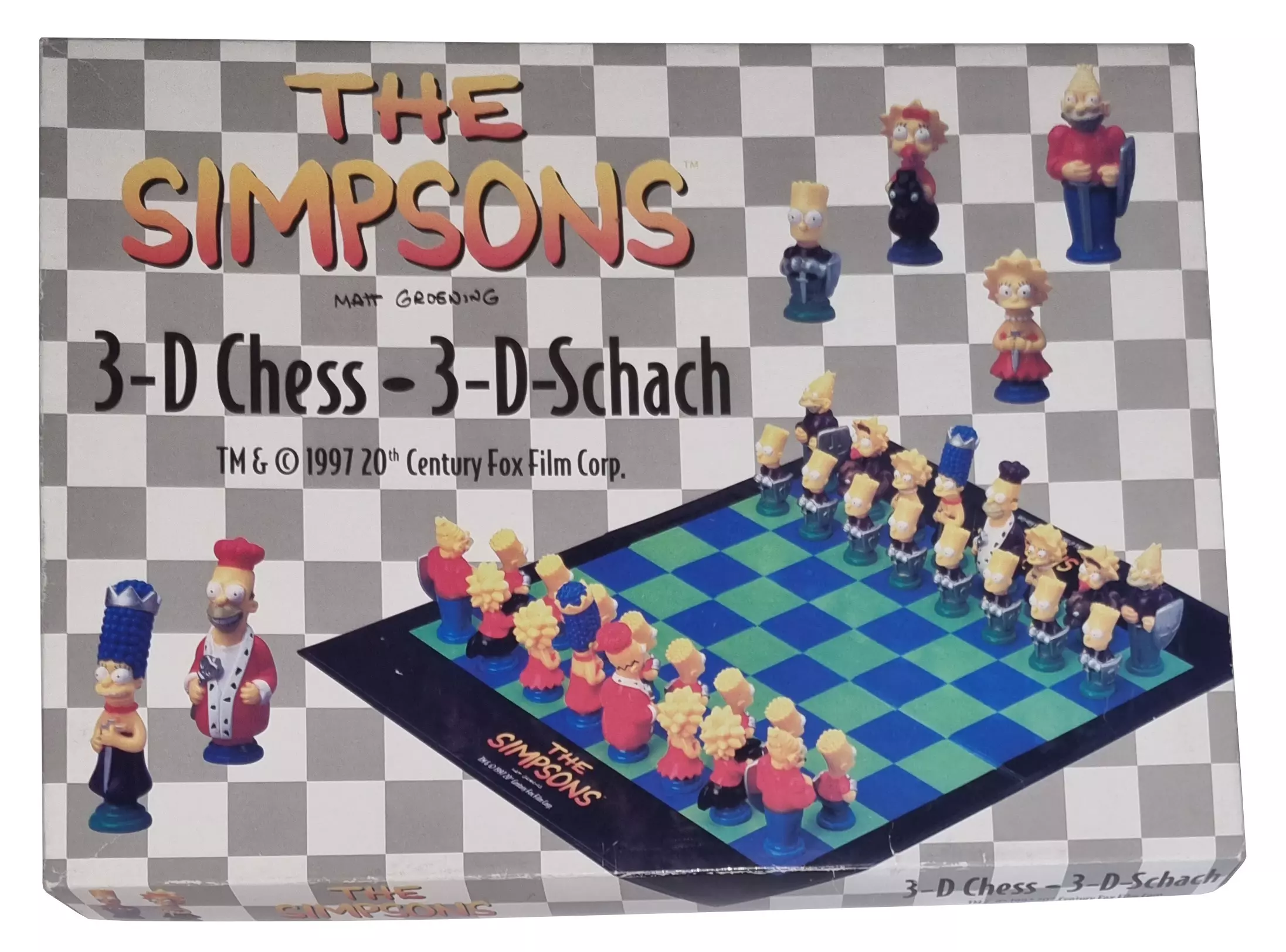 a la carte Schach The Simpsons 3D Schach