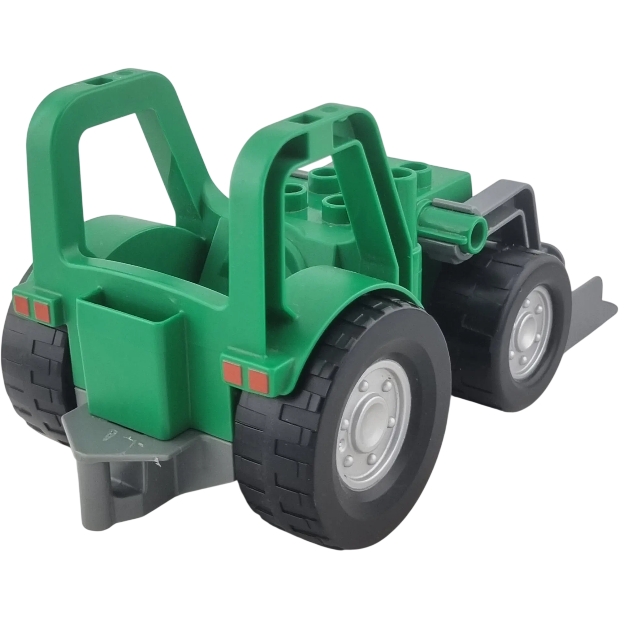 Lego Duplo 1435 Traktor Grün mit dunkelgrauer Schaufel