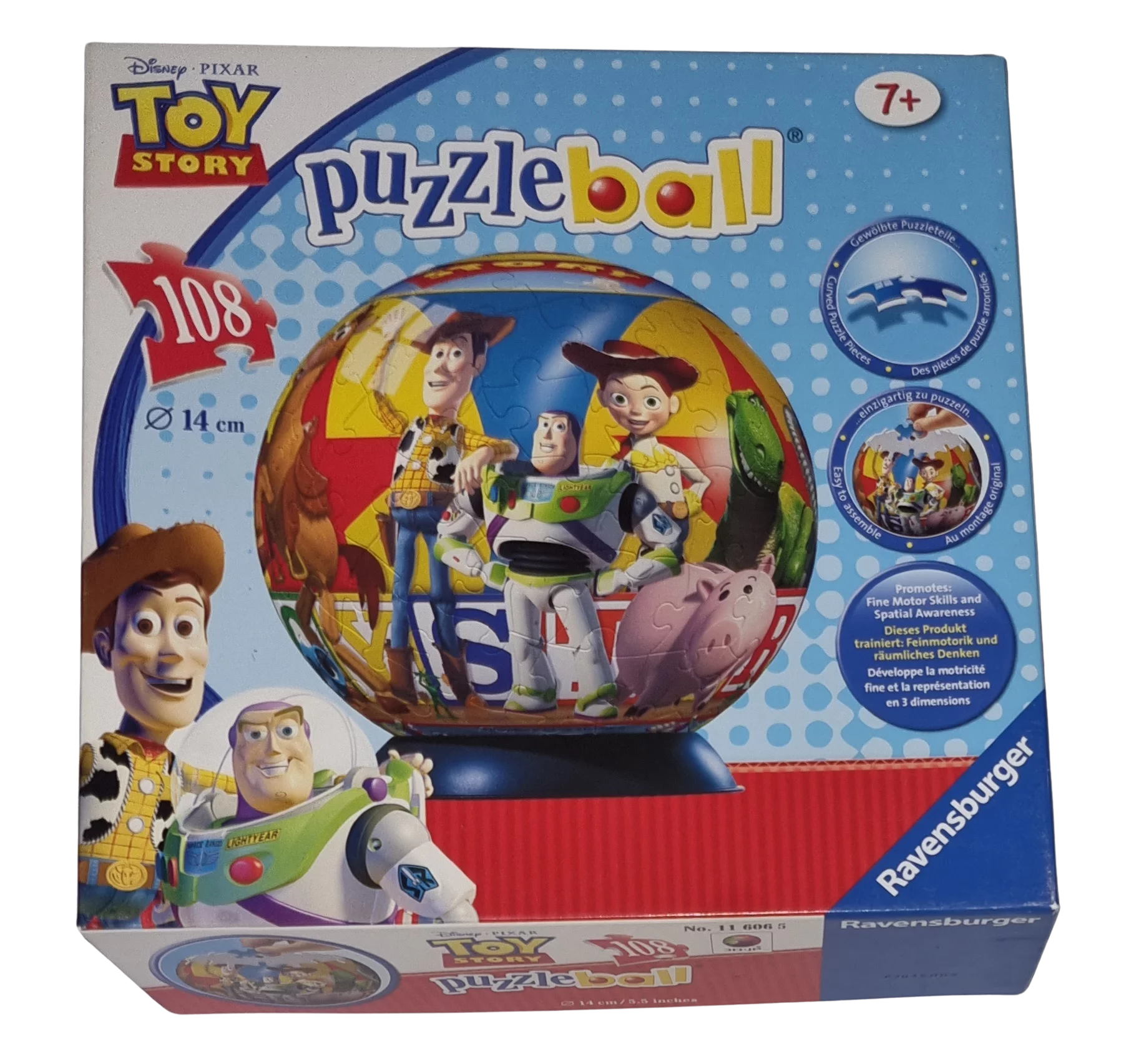 Ravensburger Disney Toy Story Puzzleball 14cm 108 Teile No. 116065
